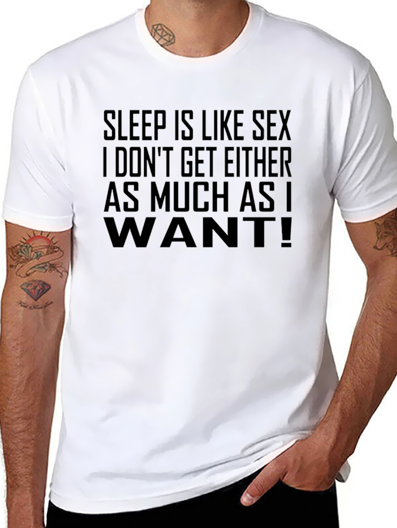 Sleep is Like Sex T-Shirt - Funny Slogan Tee