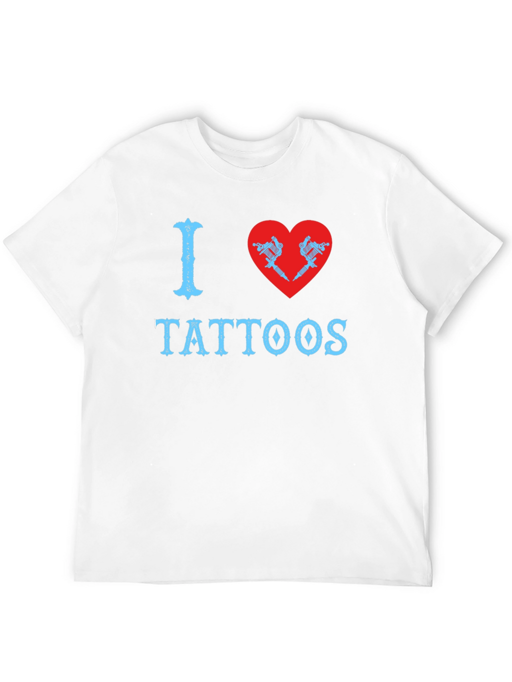 I Love Tattoos T-Shirt - Black