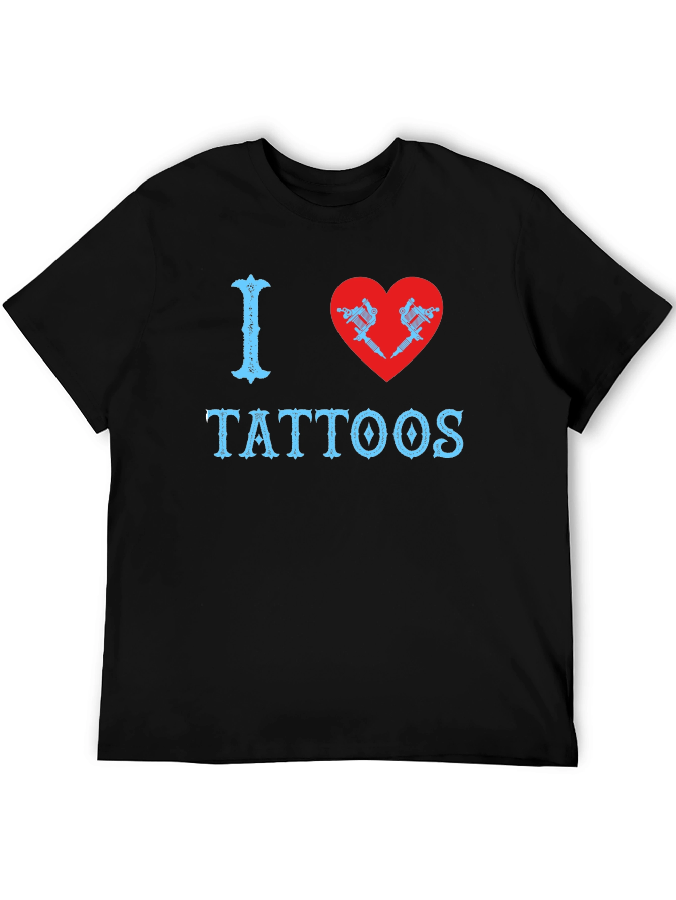 I Love Tattoos T-Shirt - Black
