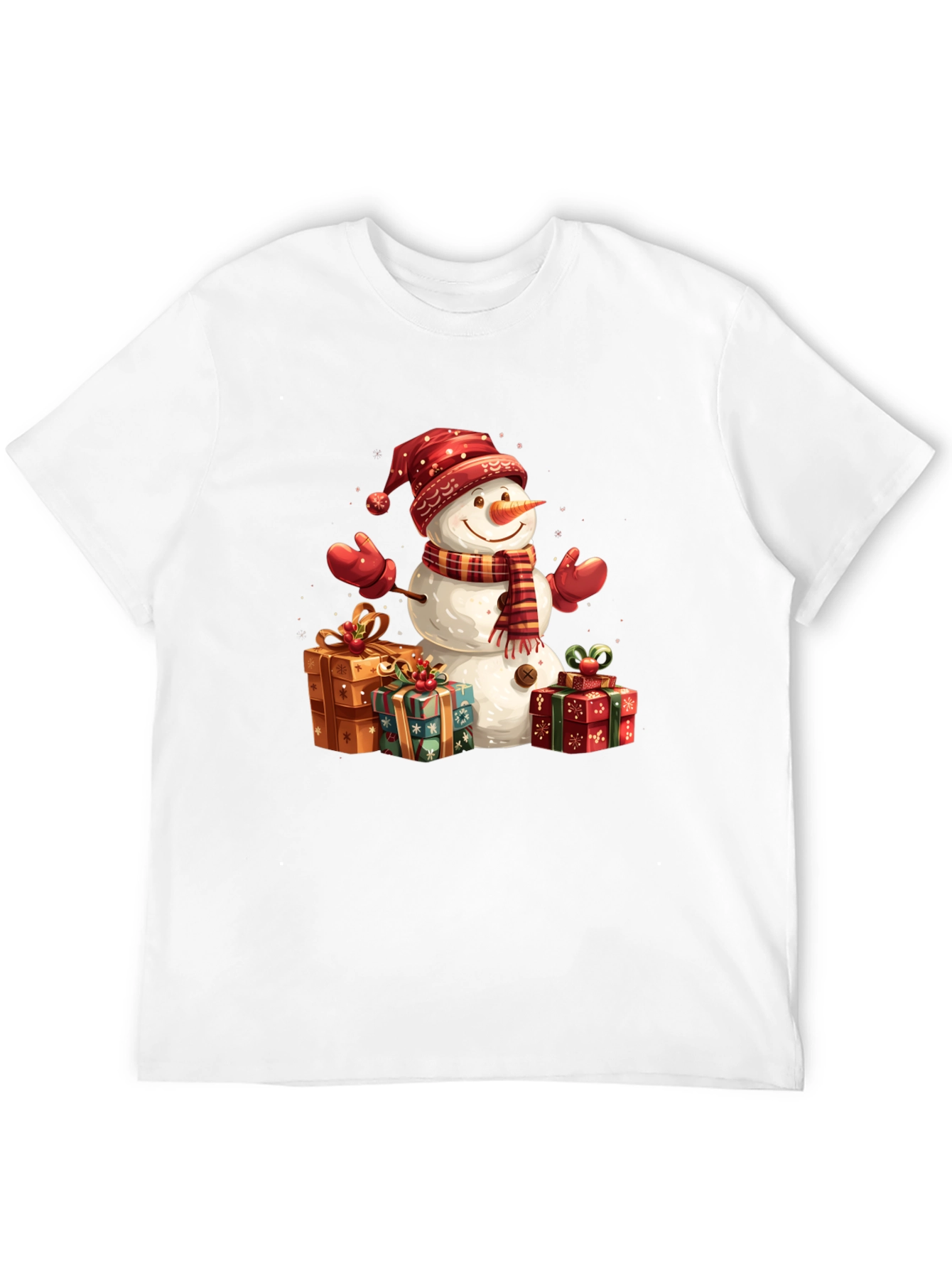 Festive Snowman Graphic Tee