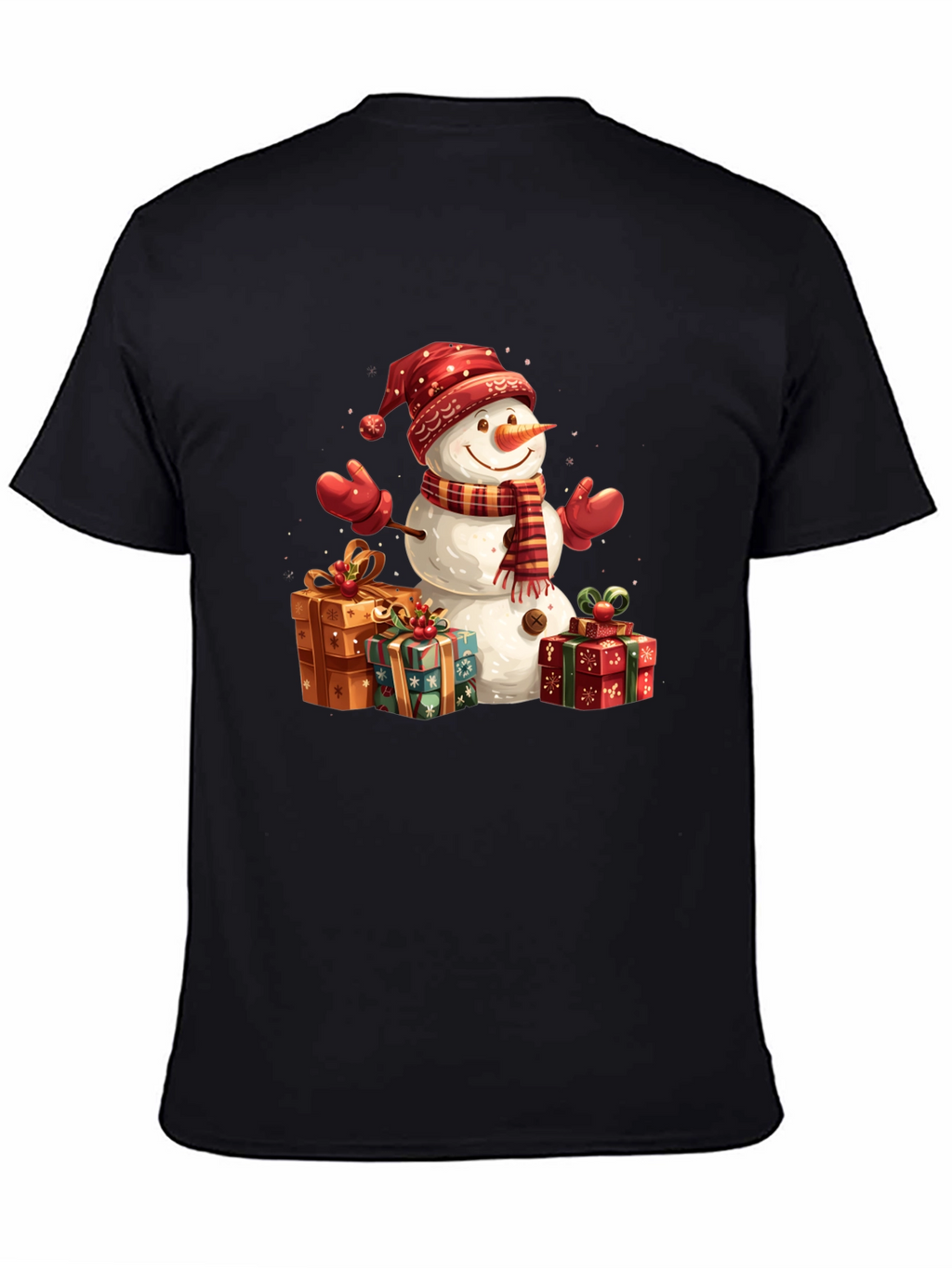 Festive Snowman Graphic Tee