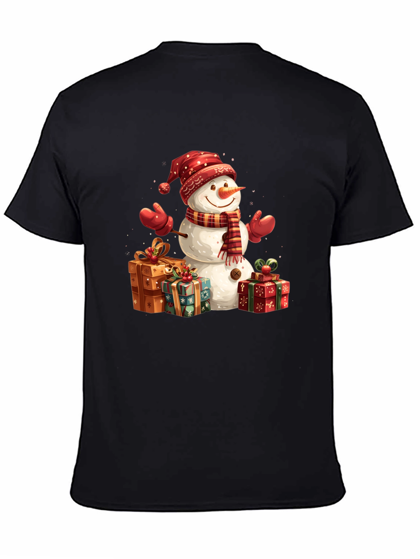 Festive Snowman Graphic Tee