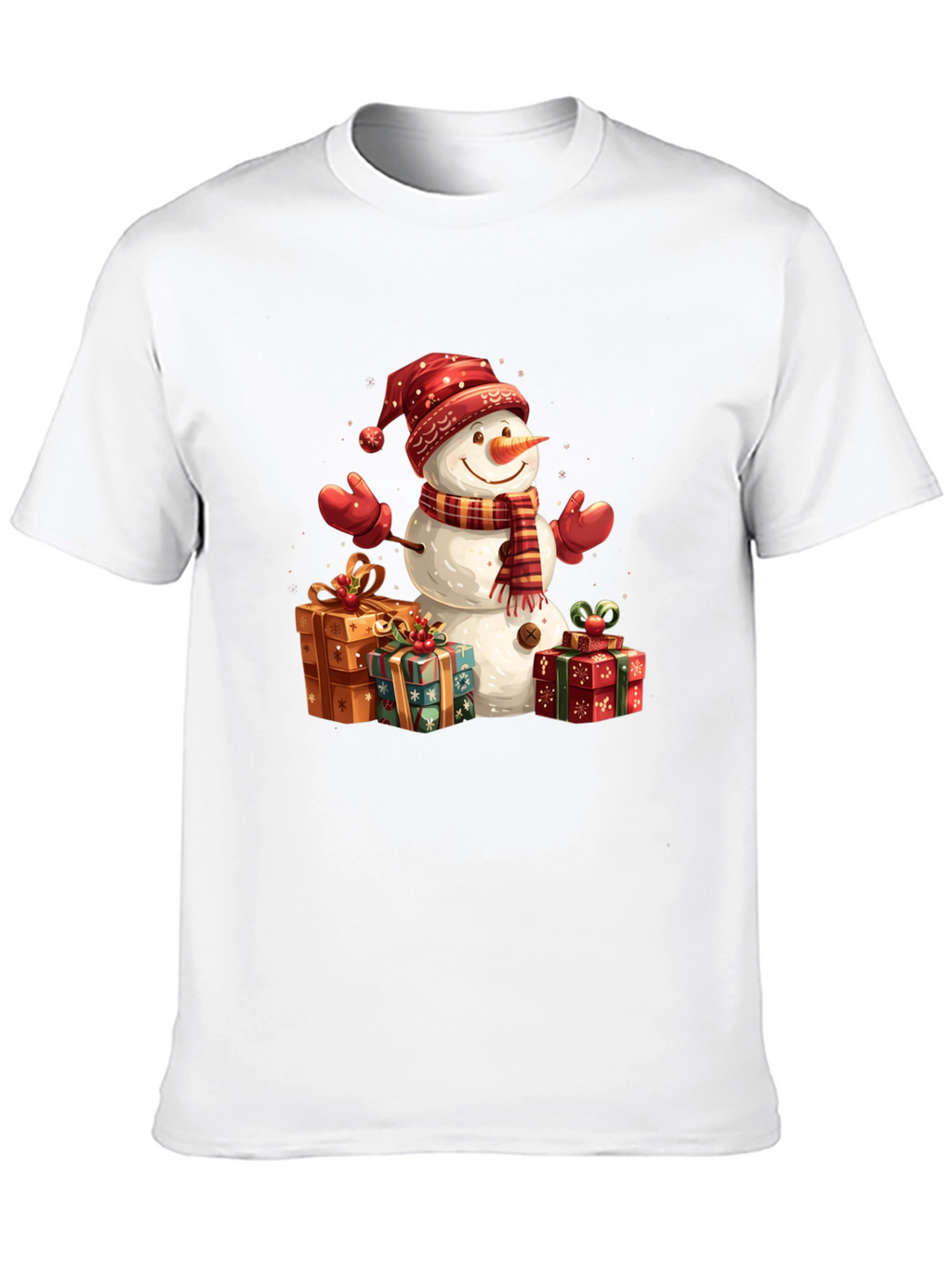 Festive Snowman Graphic Tee