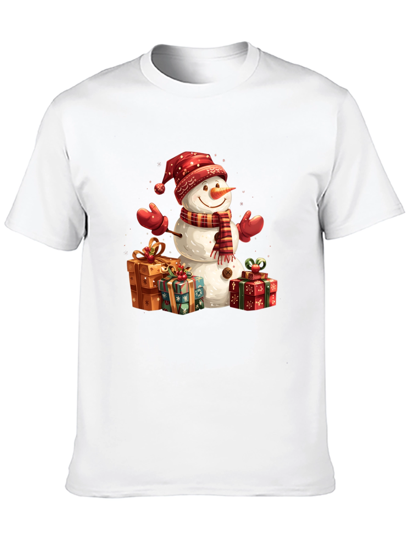 Festive Snowman Graphic Tee