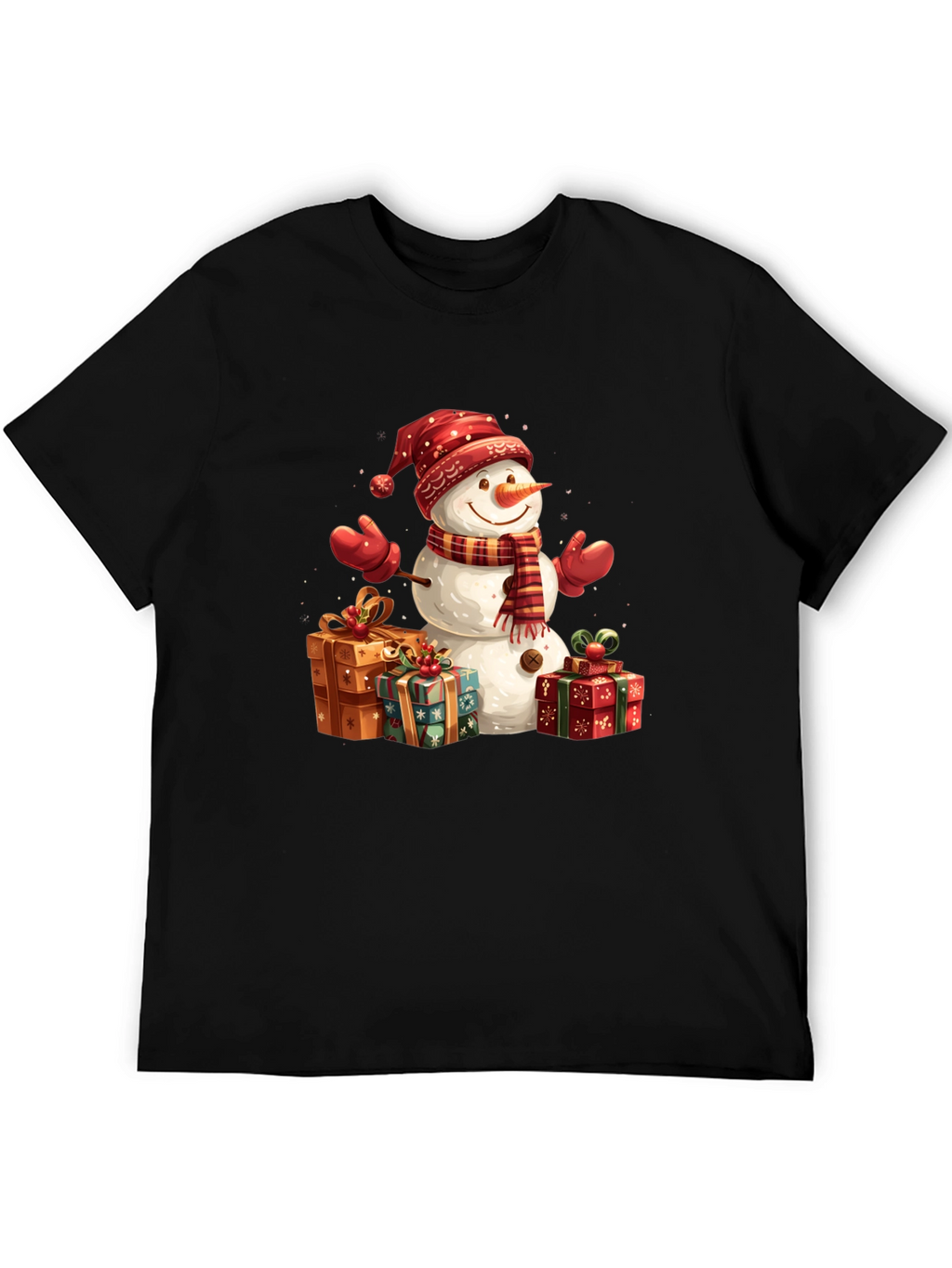 Festive Snowman Graphic Tee