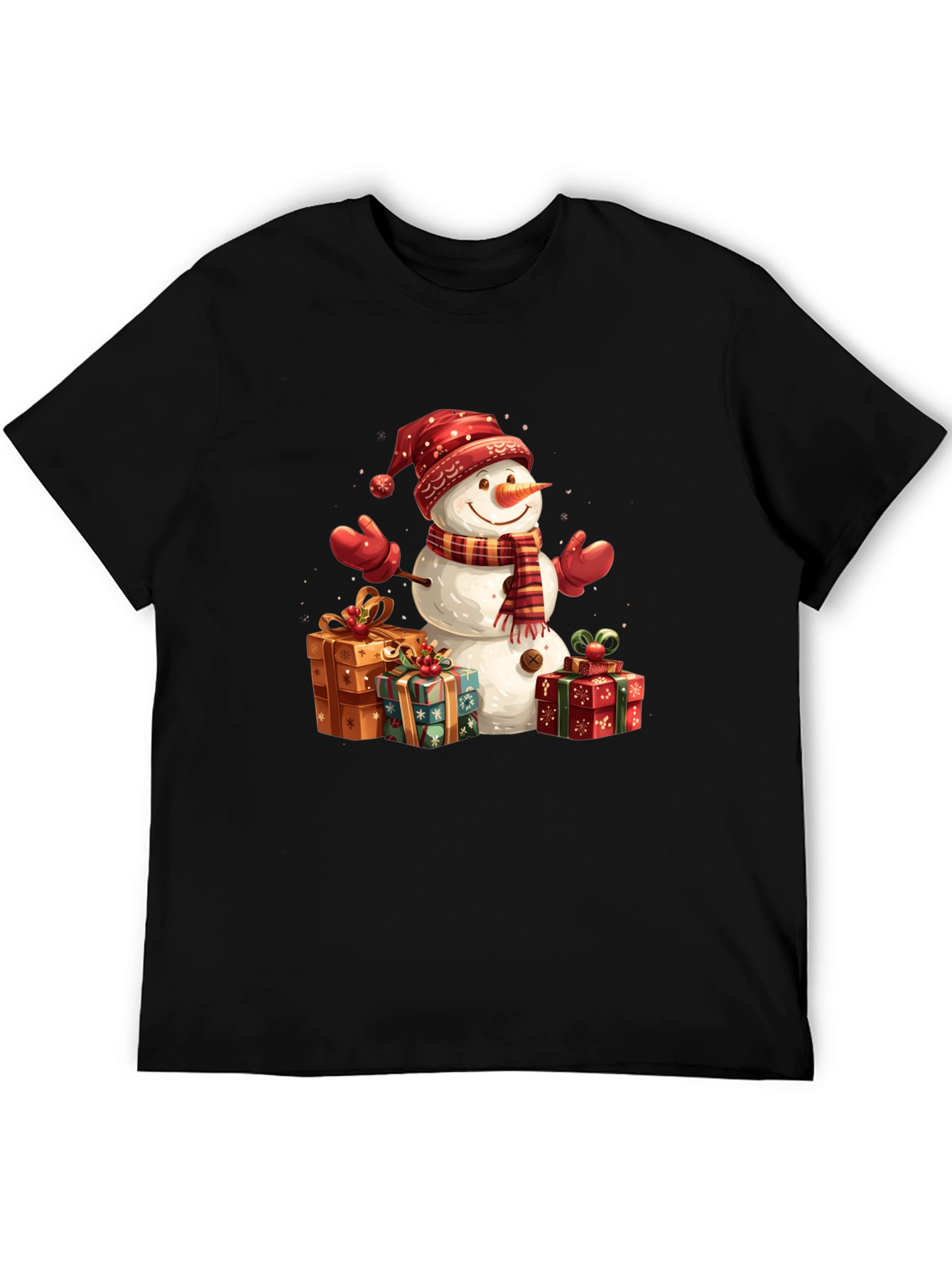 Festive Snowman Graphic Tee