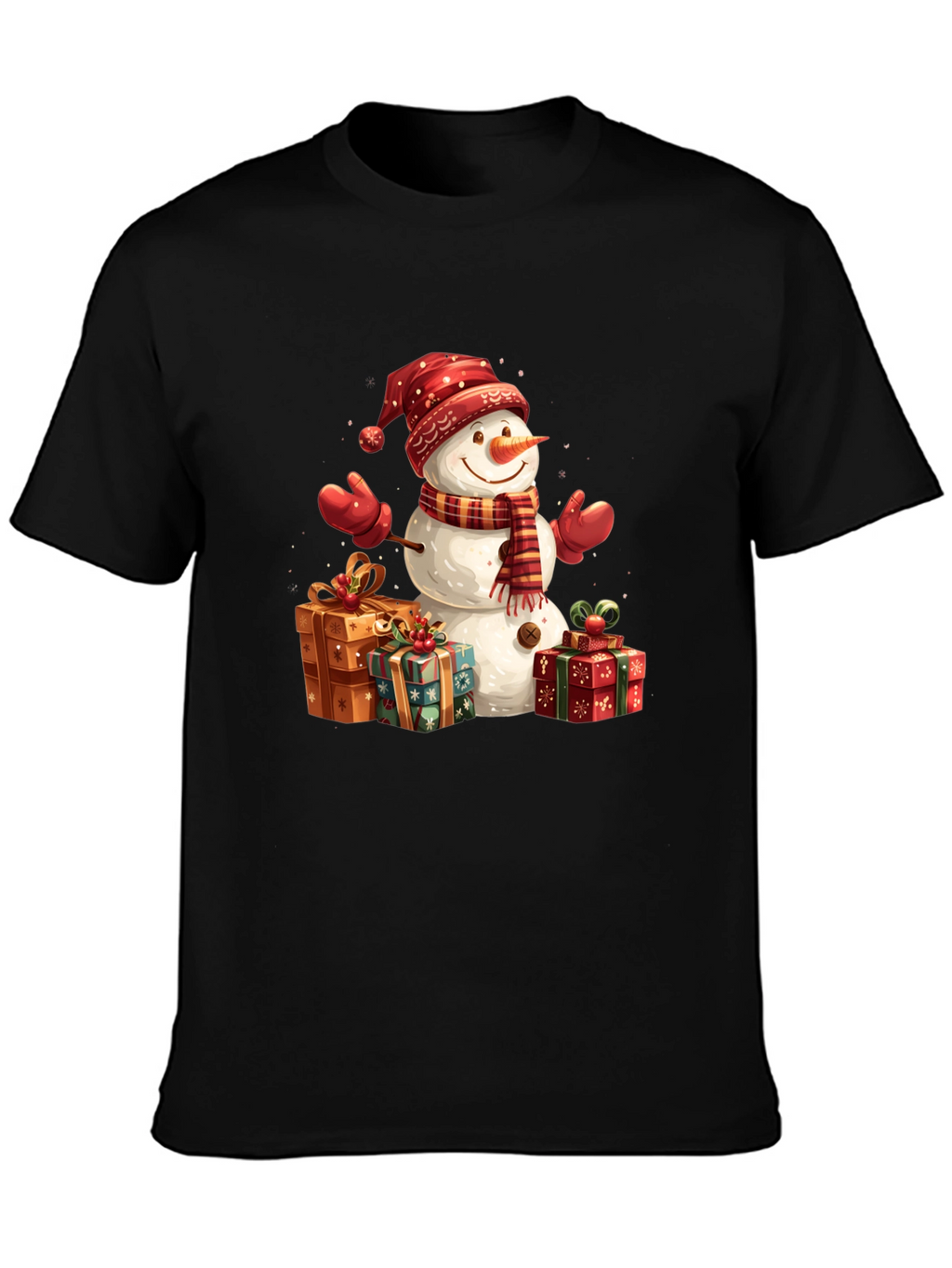 Festive Snowman Graphic Tee