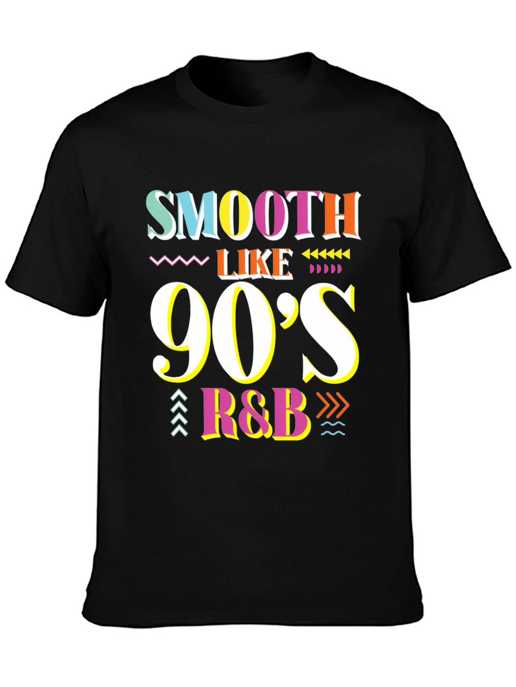 Smooth Like 90s R&B Black T-Shirt