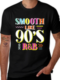 Smooth Like 90s R&B Black T-Shirt