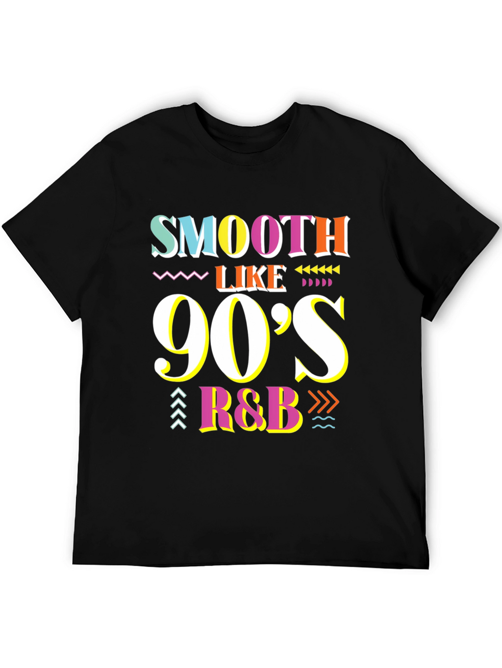 Smooth Like 90s R&B Black T-Shirt