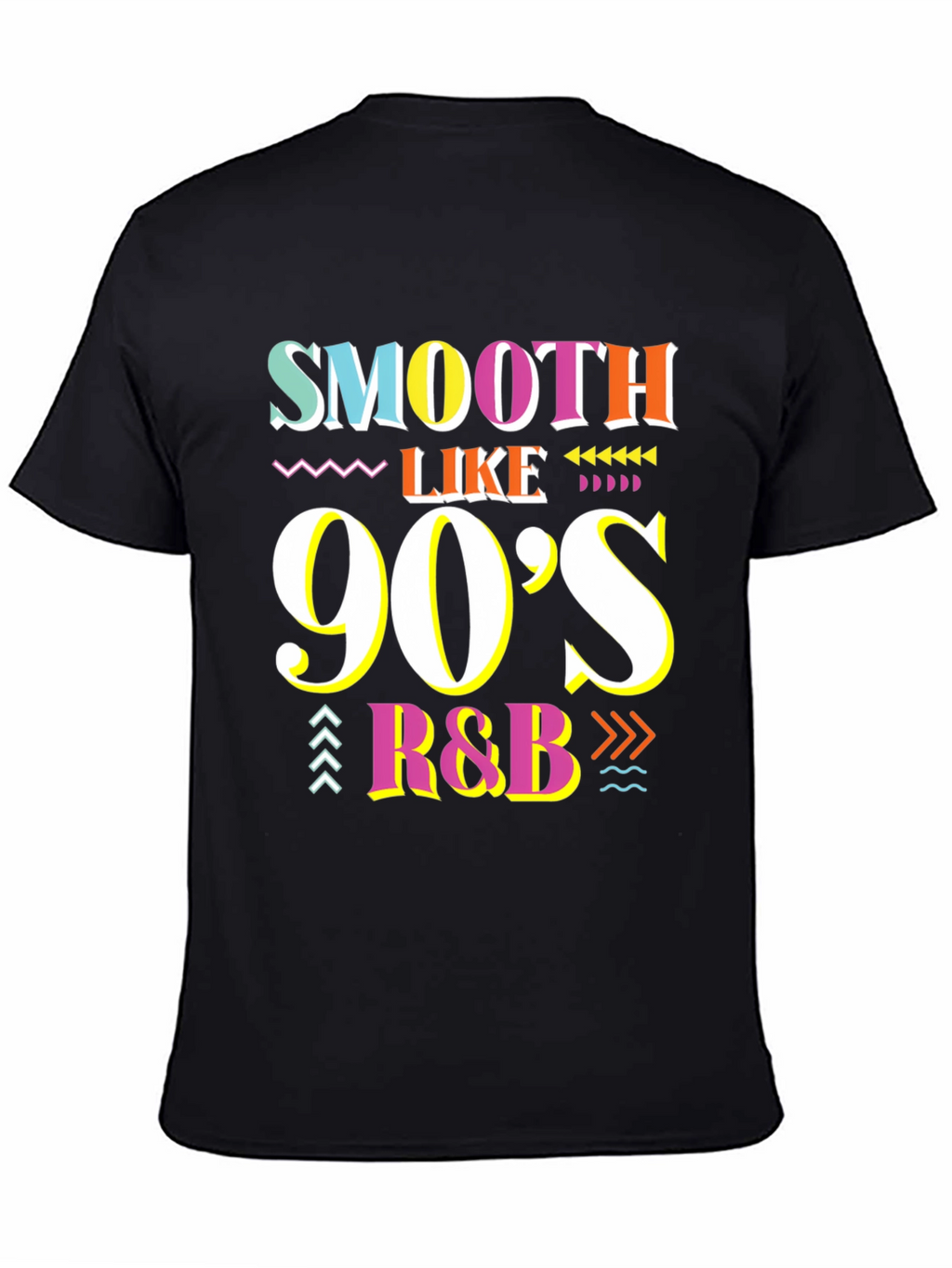 Smooth Like 90s R&B Black T-Shirt