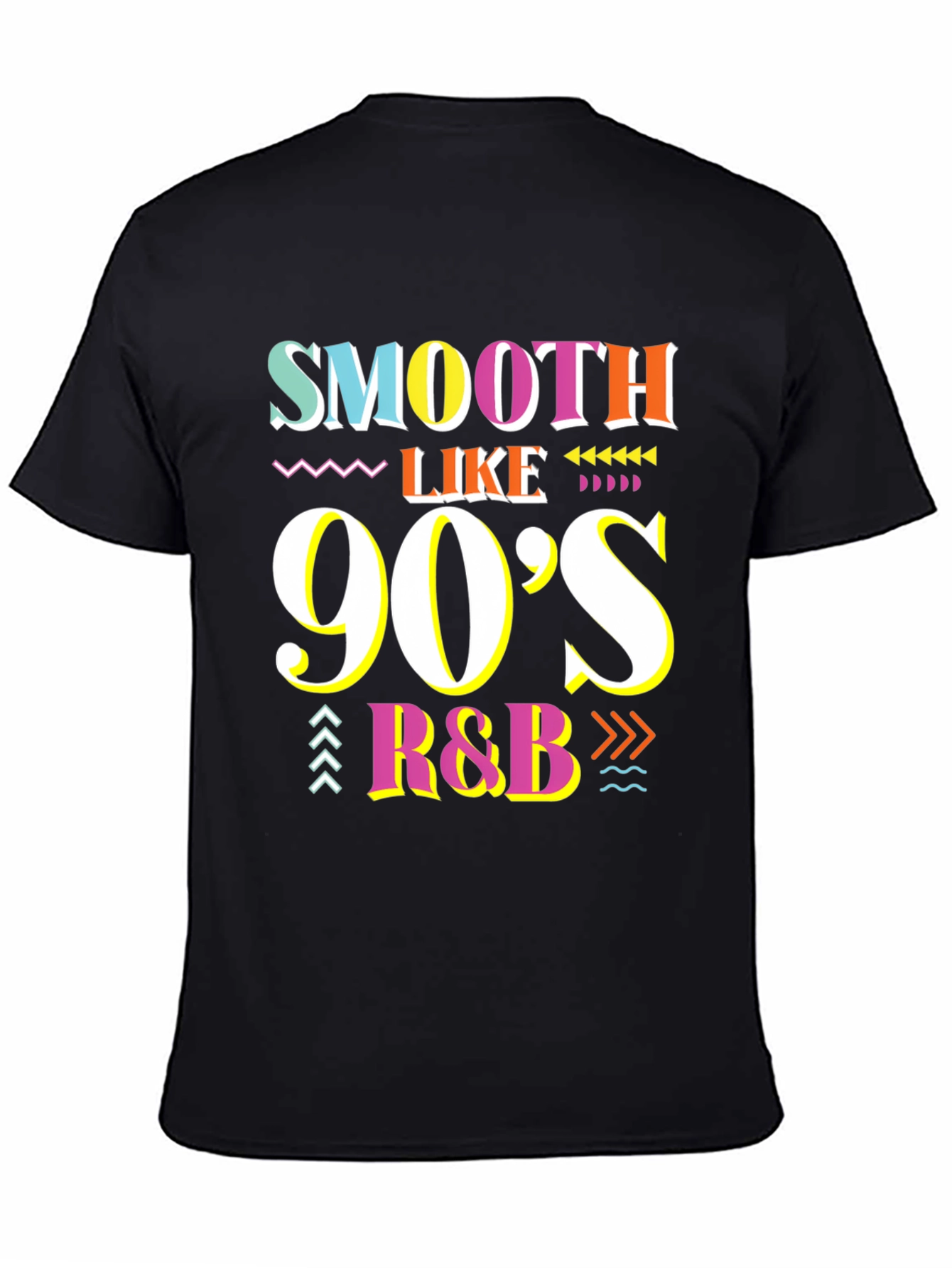 Smooth Like 90s R&B Black T-Shirt