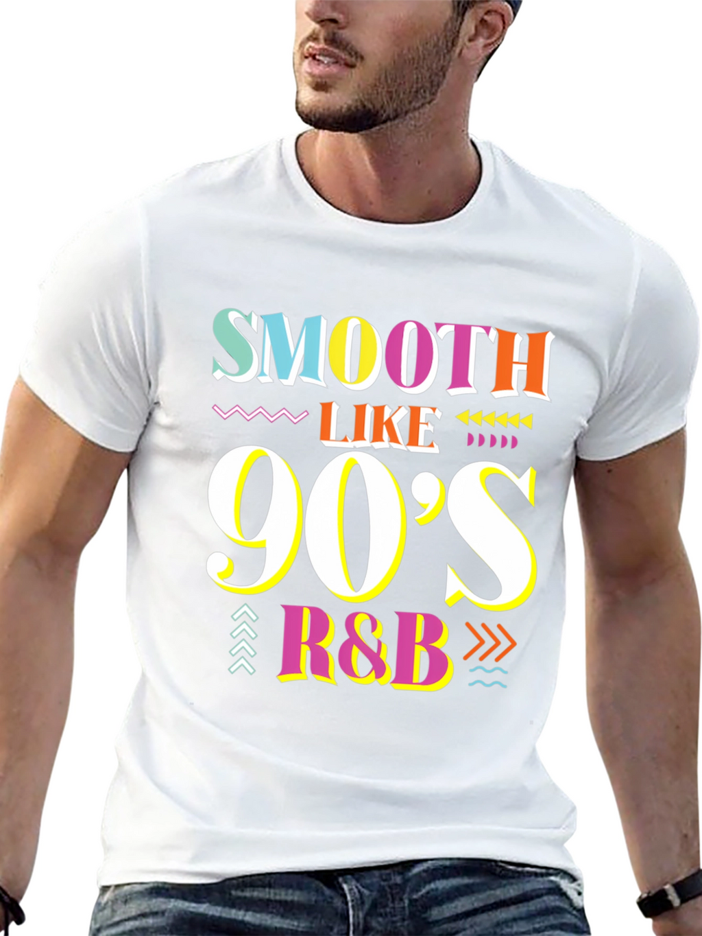 Smooth Like 90s R&B Black T-Shirt