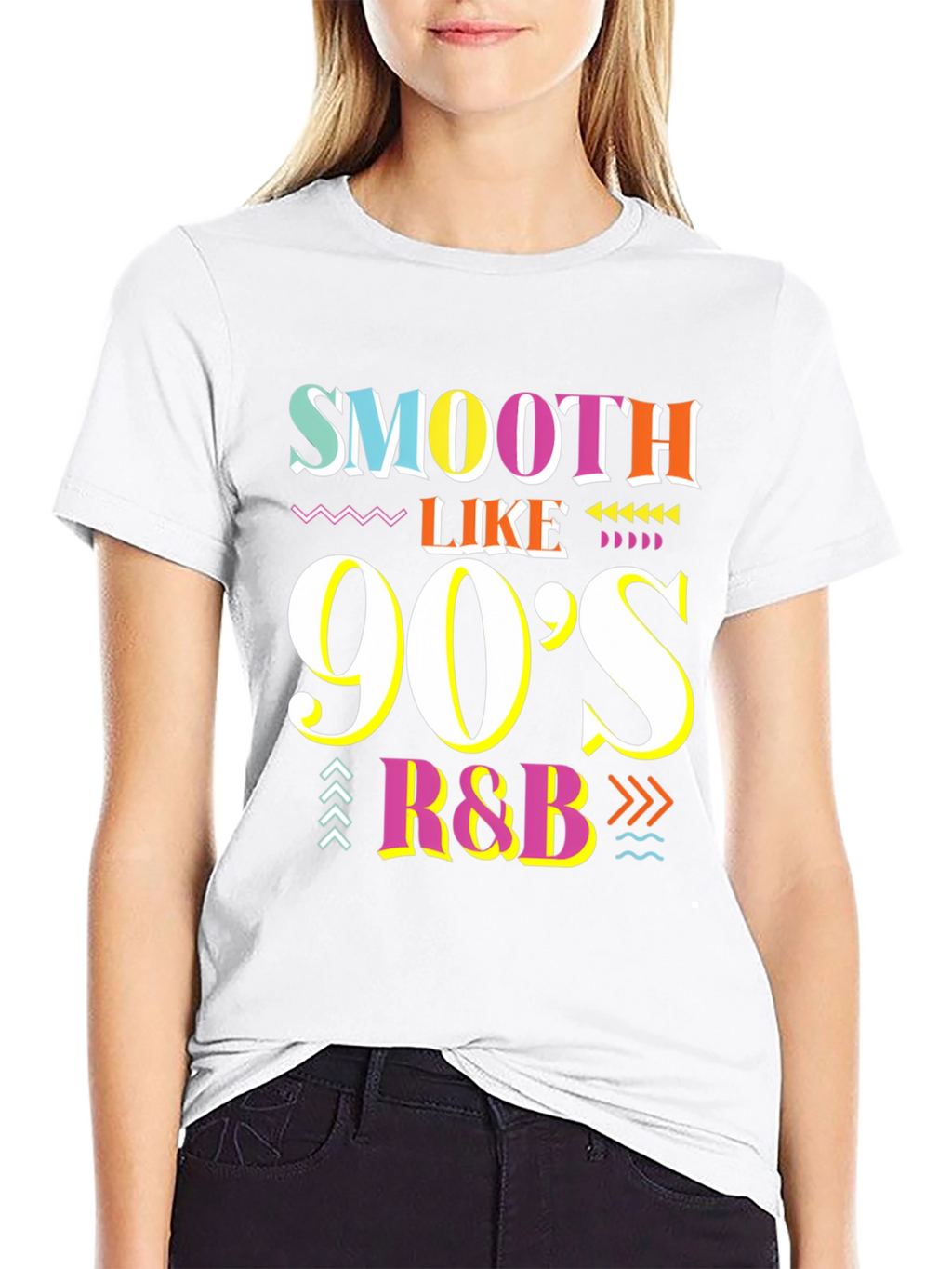 Smooth Like 90s R&B Black T-Shirt