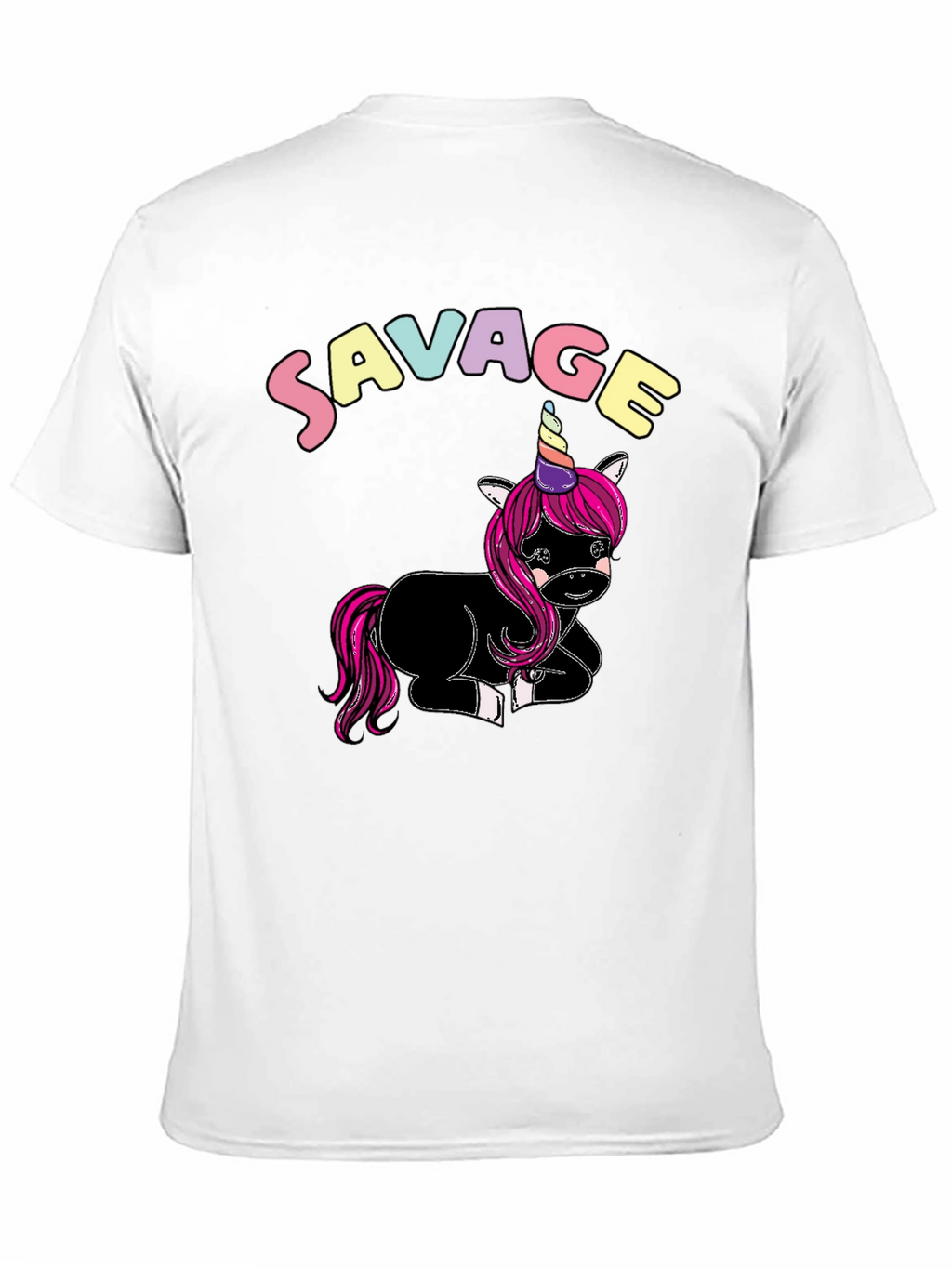 Savage Unicorn Graphic T-Shirt