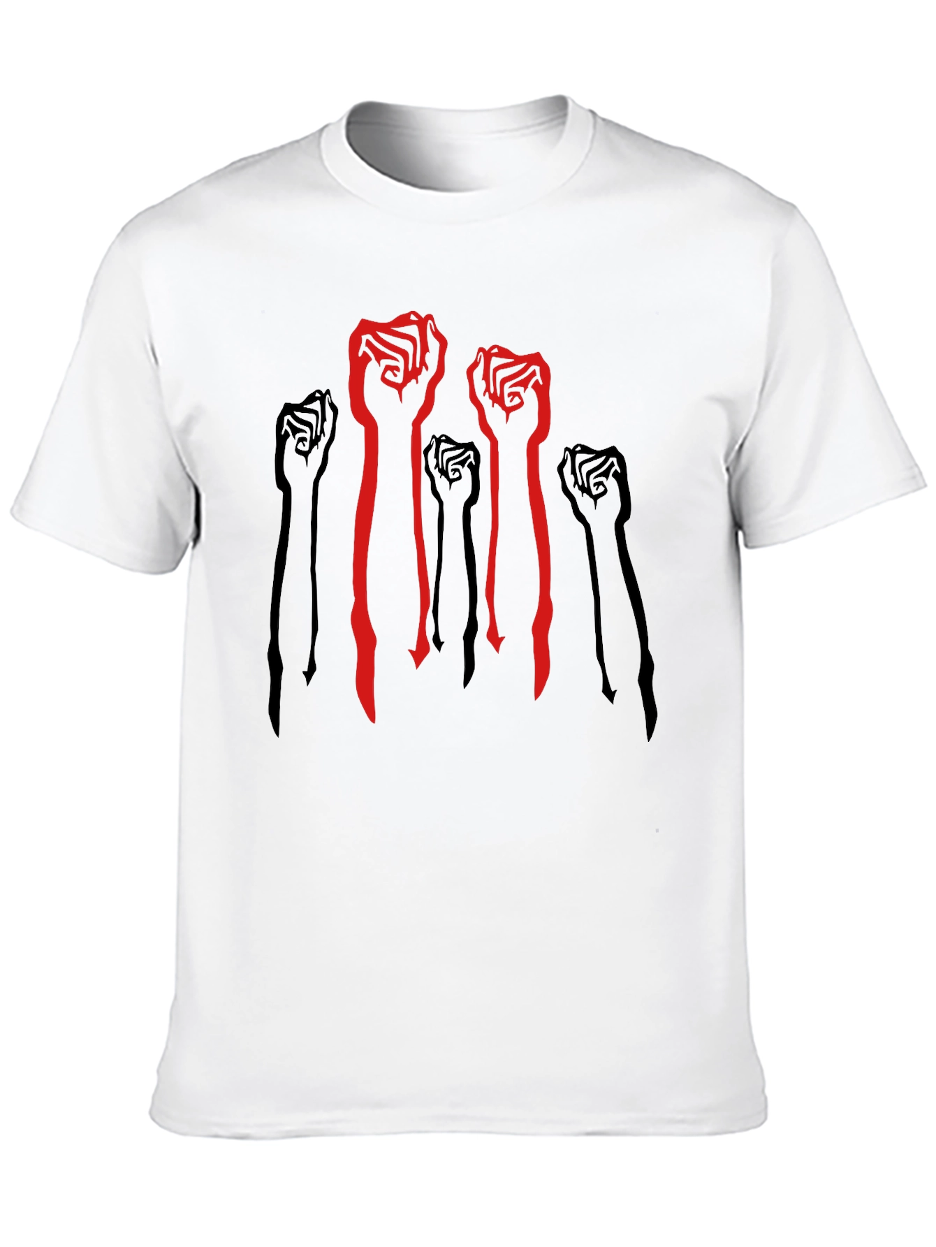 Empowered Fist Graphic Tee - Black