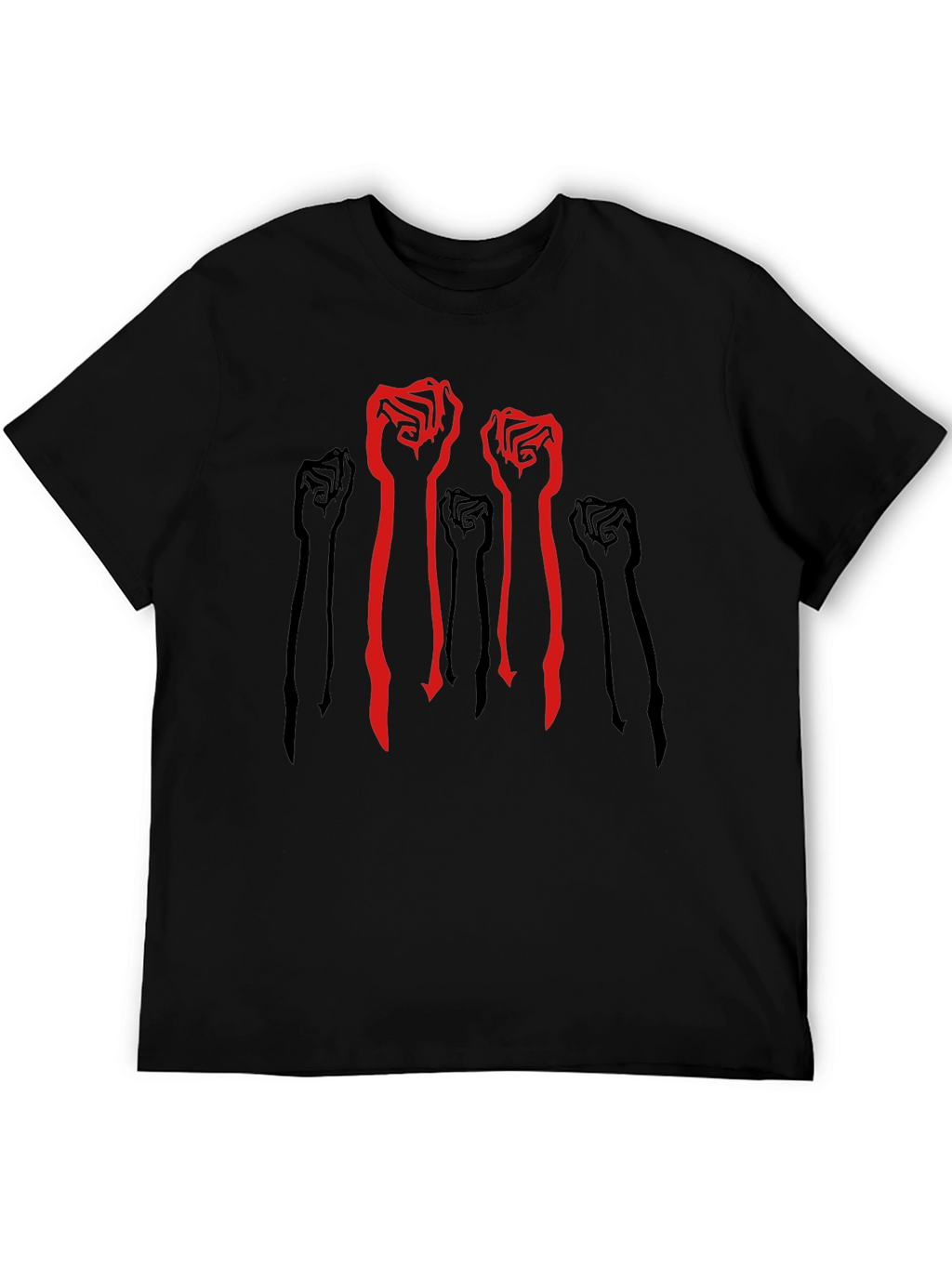 Empowered Fist Graphic Tee - Black