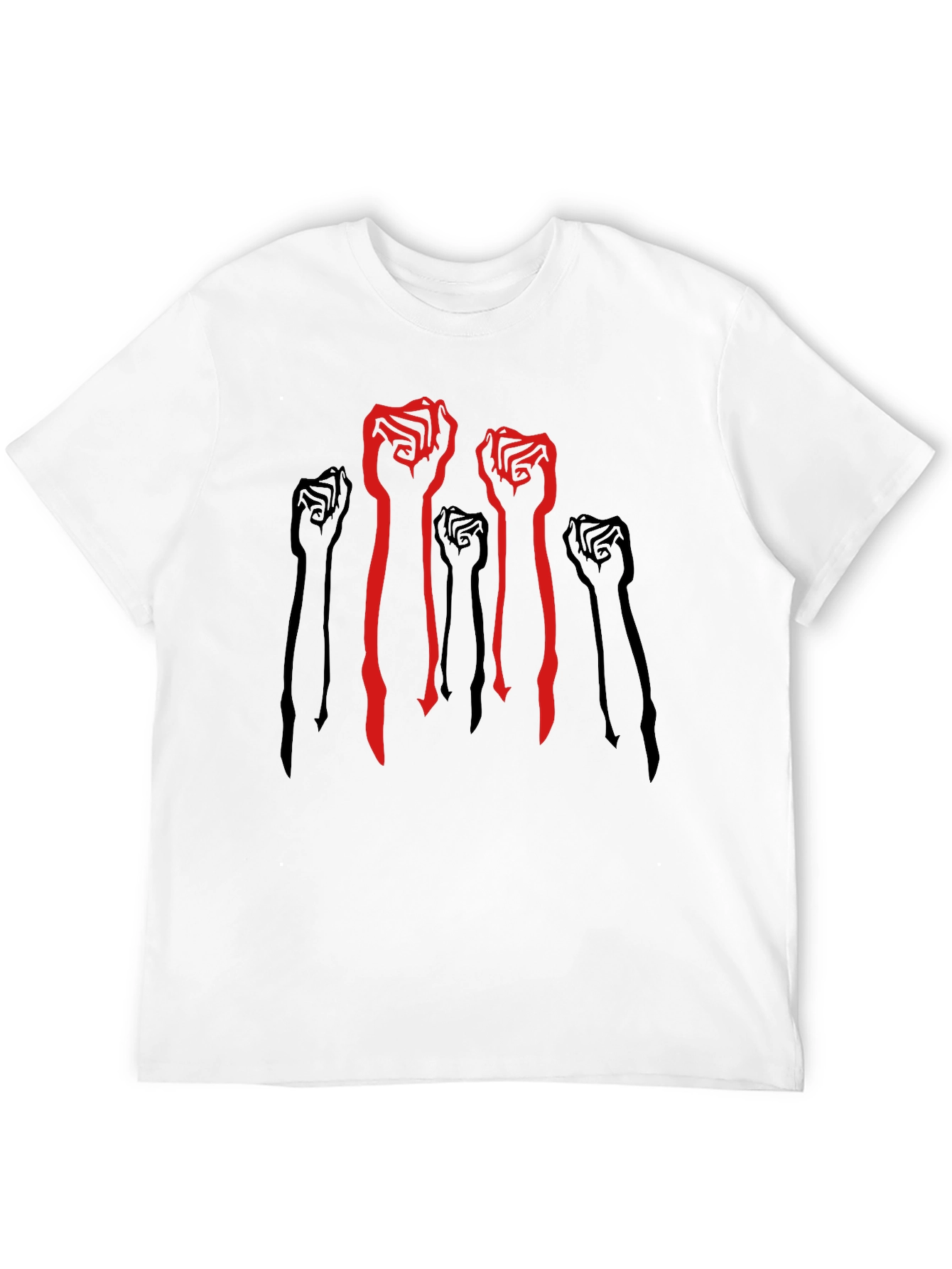 Empowered Fist Graphic Tee - Black