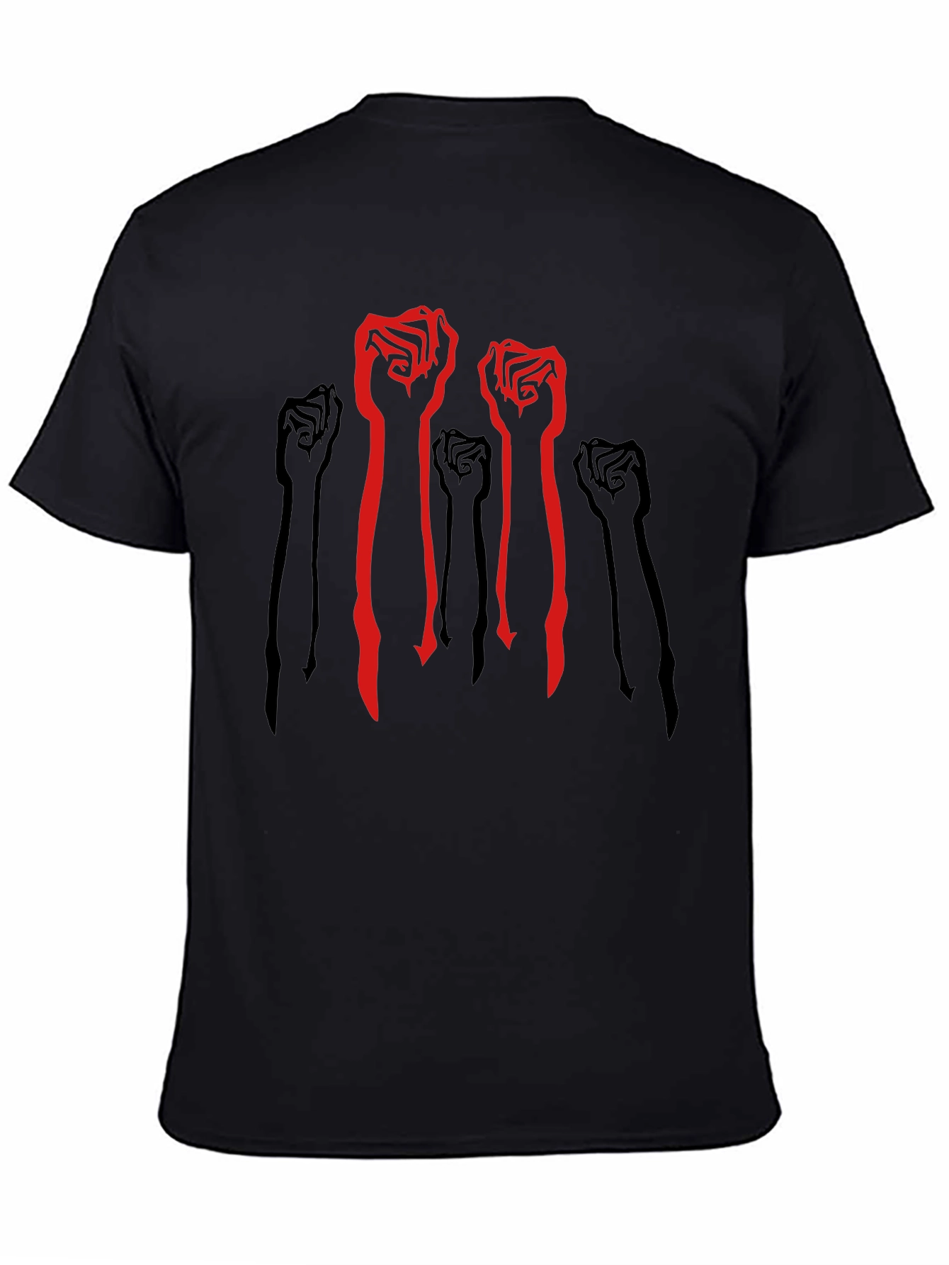 Empowered Fist Graphic Tee - Black