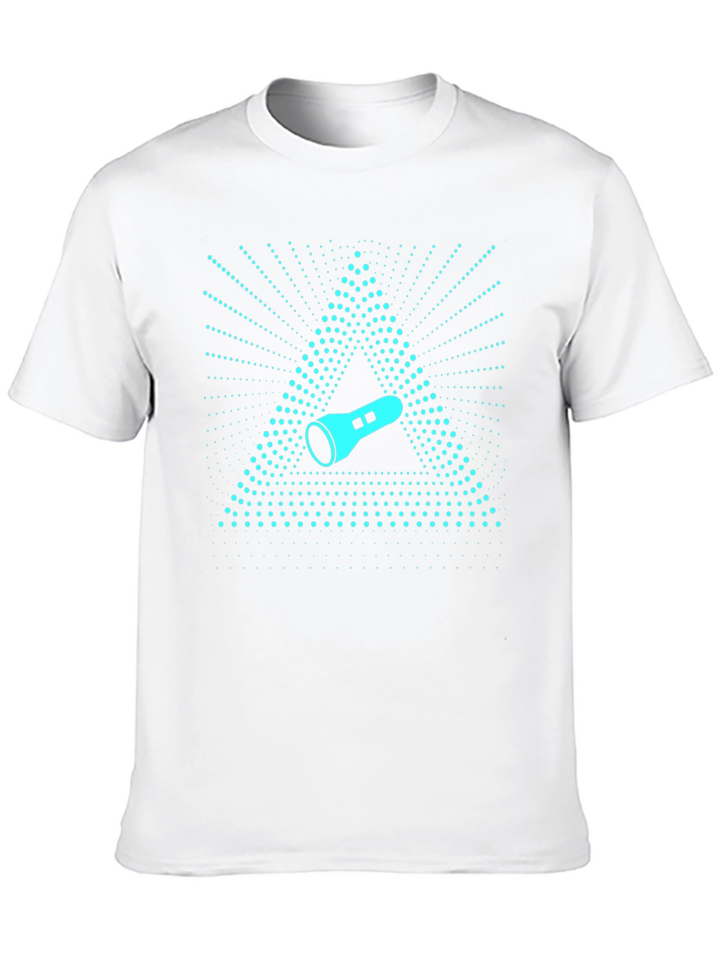 Geometric Flashlight Graphic Tee