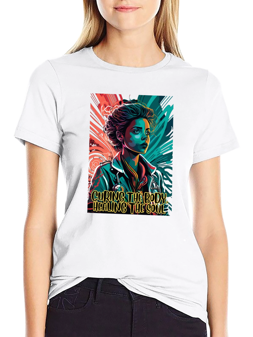 Curing the Body Healing the Soul Graphic Tee
