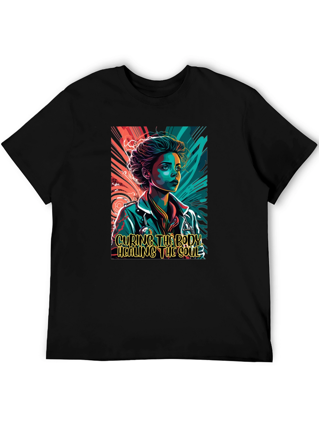 Curing the Body Healing the Soul Graphic Tee