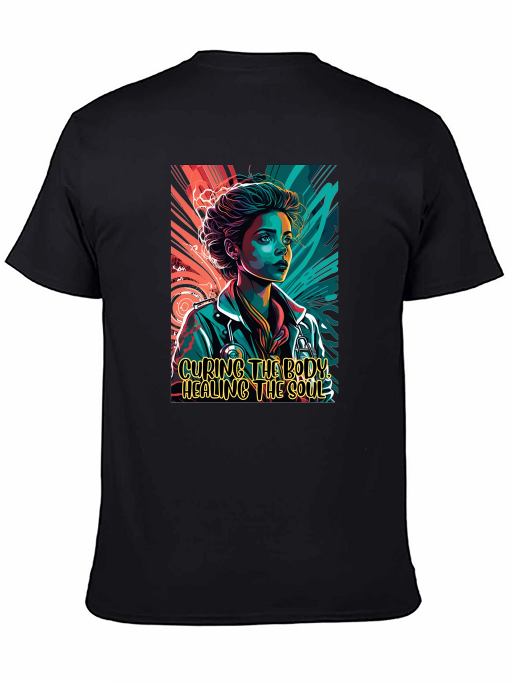 Curing the Body Healing the Soul Graphic Tee