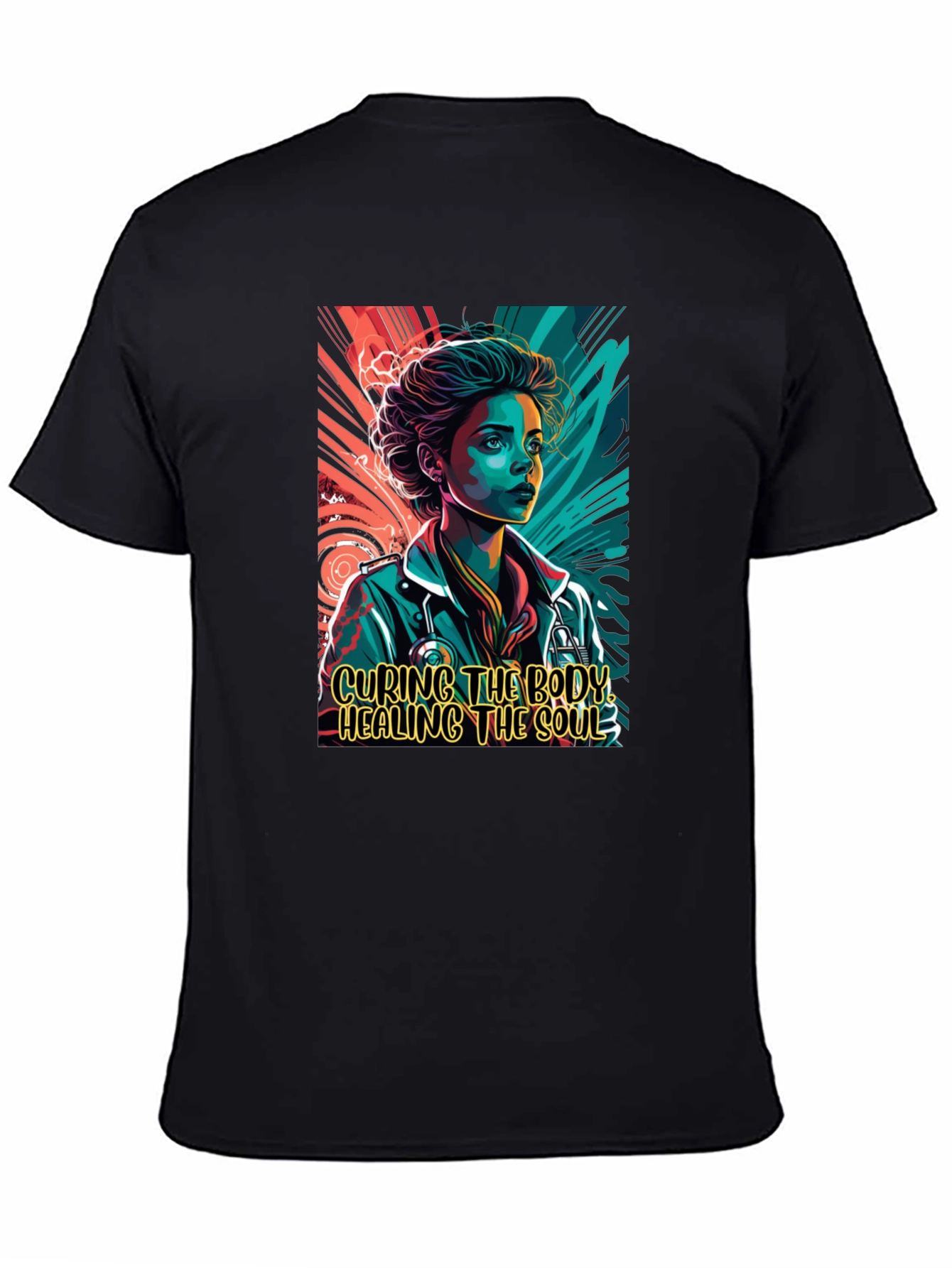 Curing the Body Healing the Soul Graphic Tee