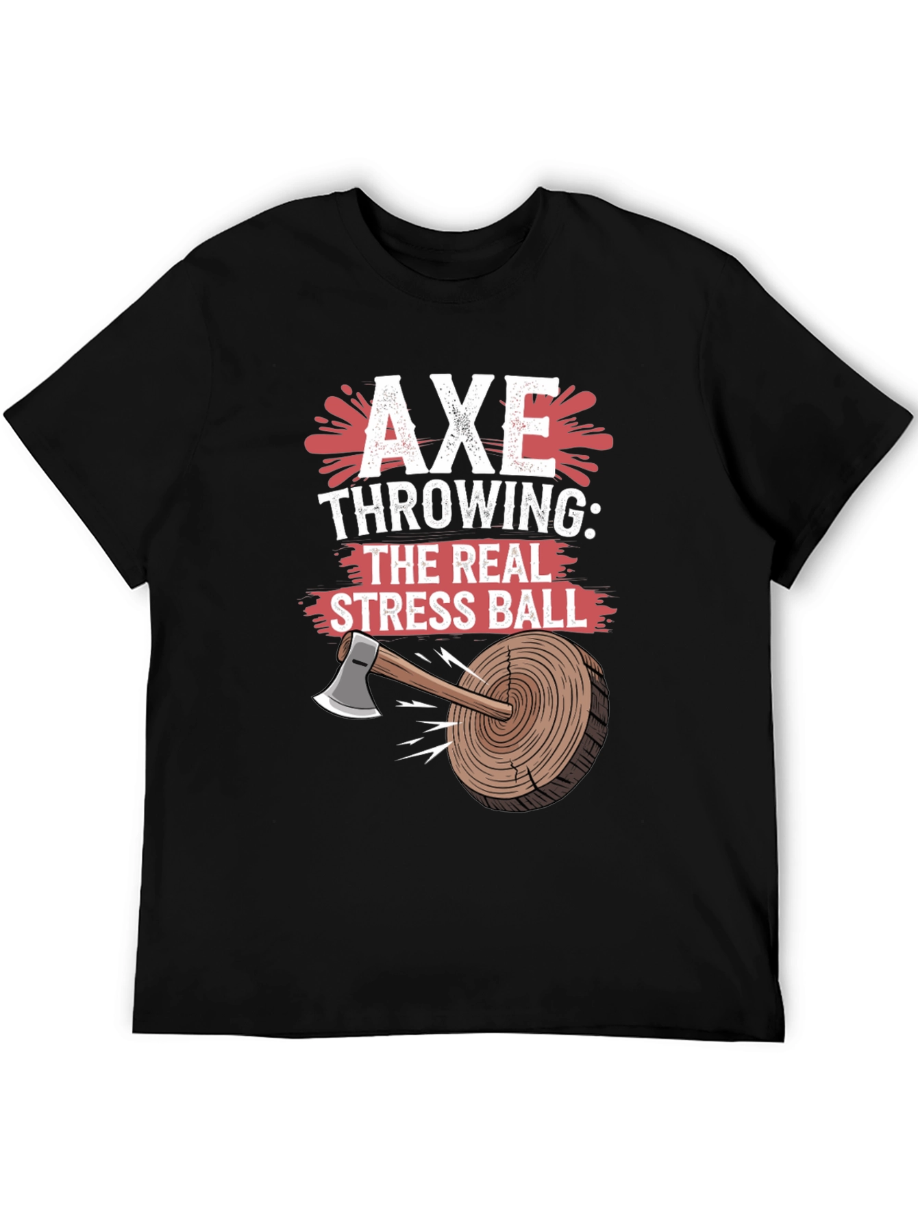 Axe Throwing Stress Ball T-Shirt
