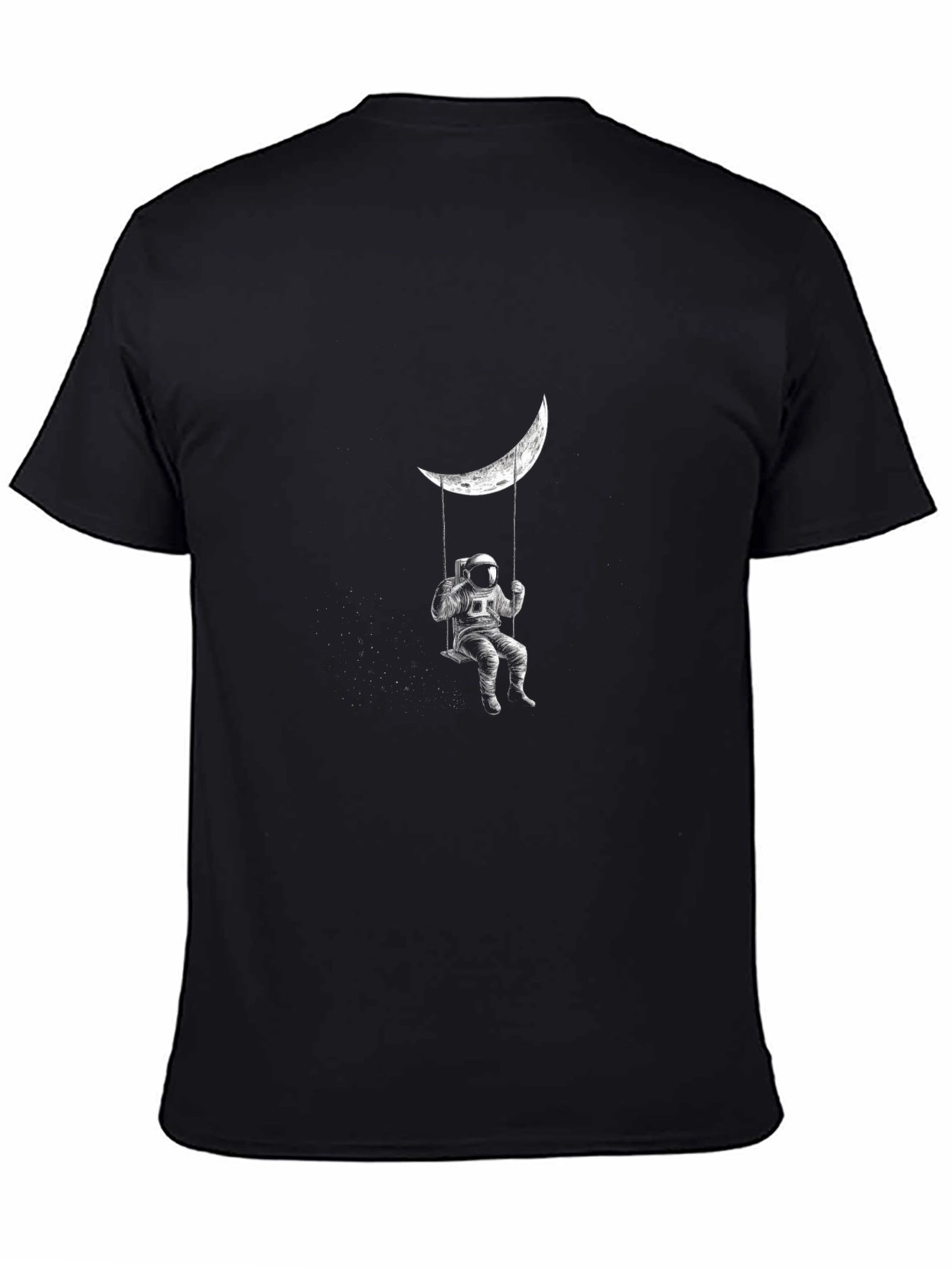 Astronaut Moon Swing Graphic T-Shirt - Relaxed Fit