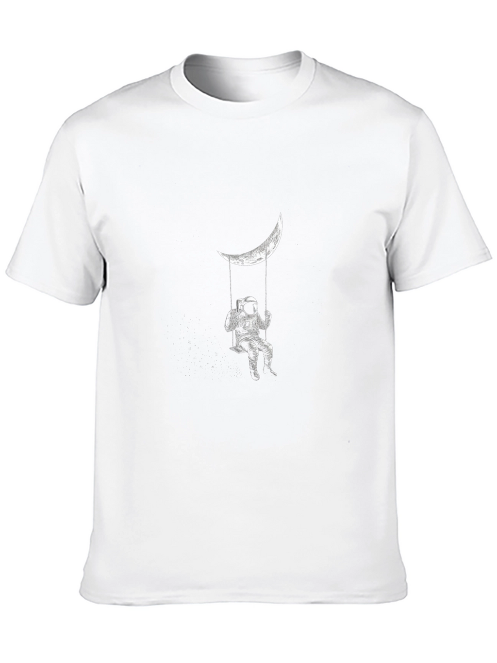 Astronaut Moon Swing Graphic T-Shirt - Relaxed Fit