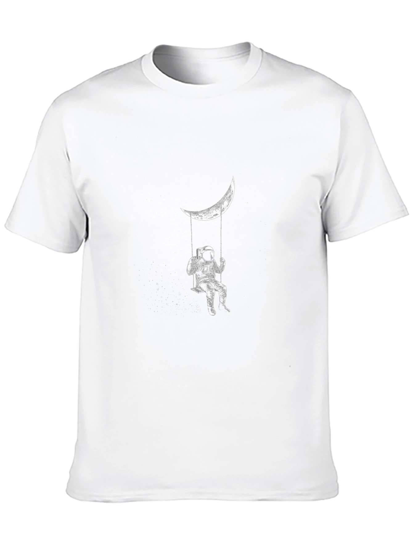 Astronaut Moon Swing Graphic T-Shirt - Relaxed Fit