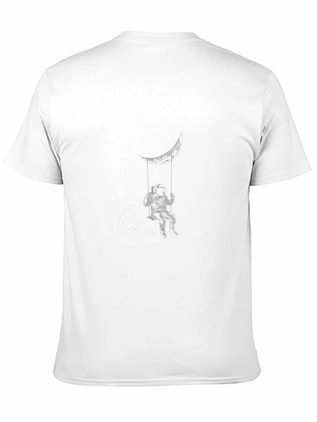 Astronaut Moon Swing Graphic T-Shirt - Relaxed Fit