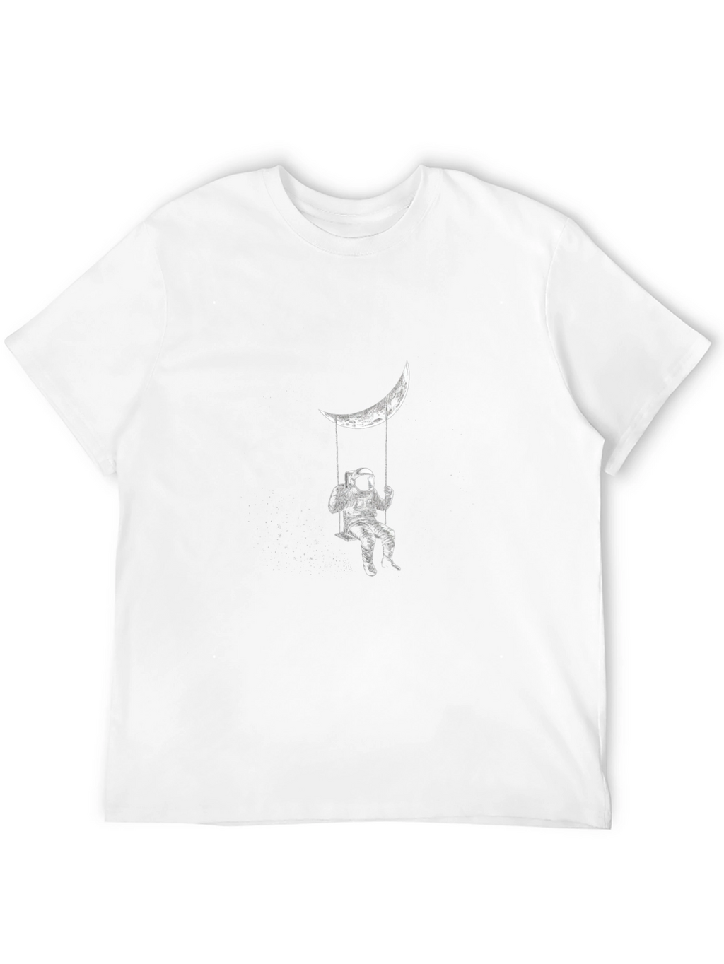 Astronaut Moon Swing Graphic T-Shirt - Relaxed Fit