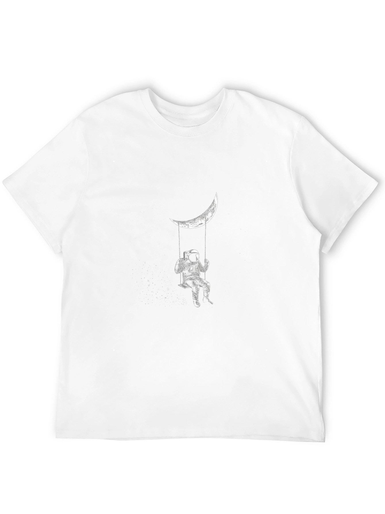 Astronaut Moon Swing Graphic T-Shirt - Relaxed Fit