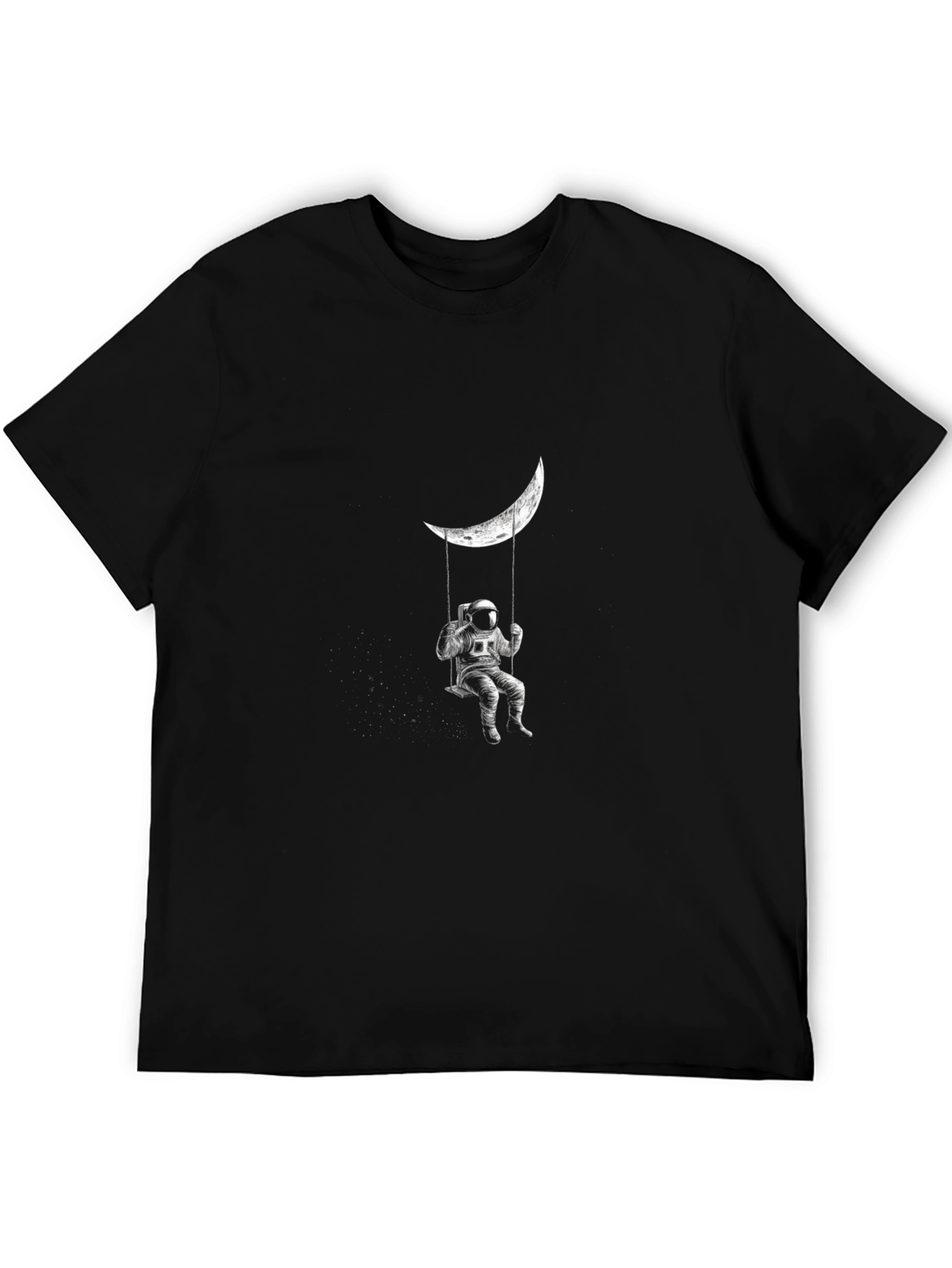Astronaut Moon Swing Graphic T-Shirt - Relaxed Fit