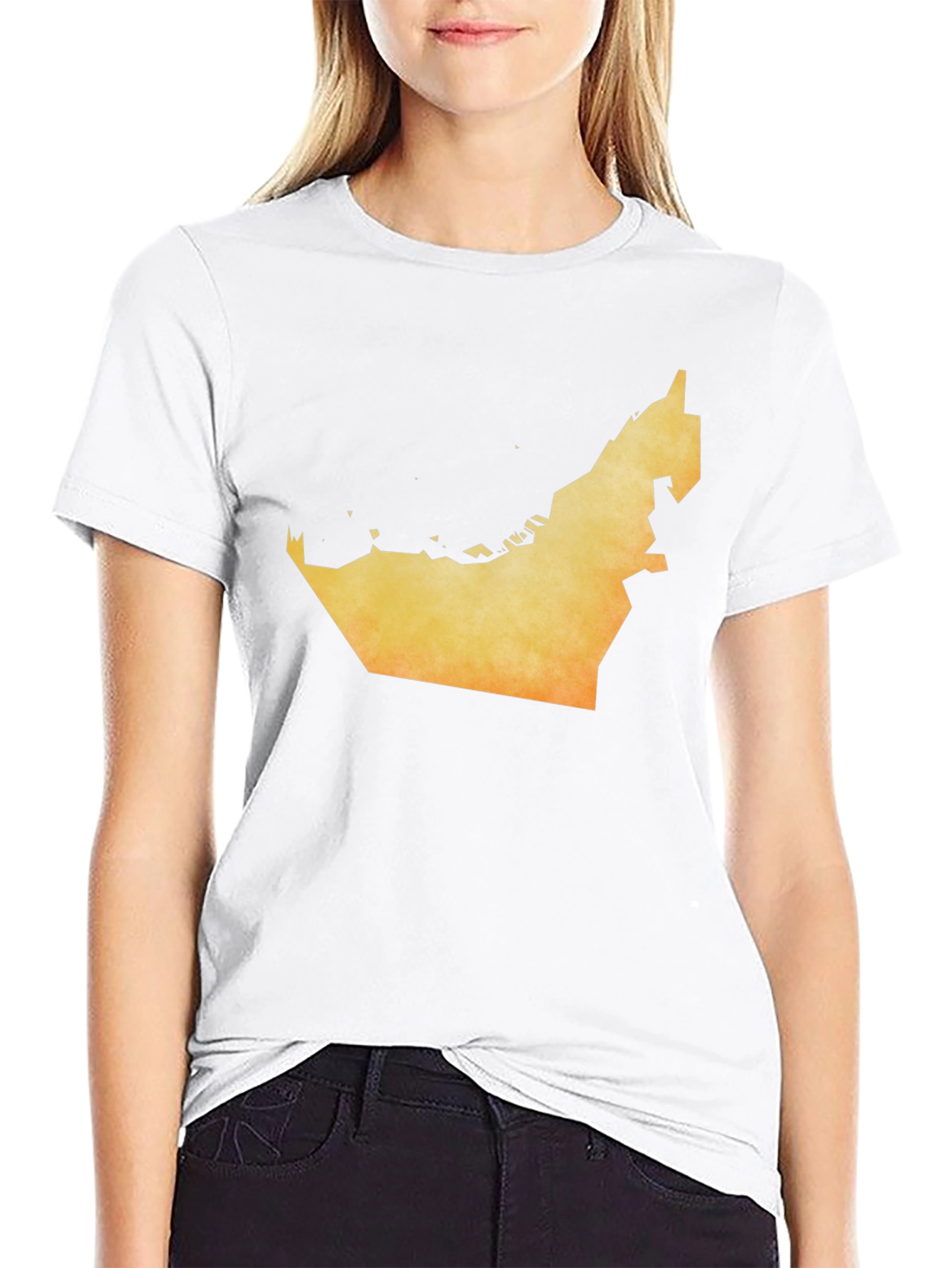UAE Map Graphic T-Shirt
