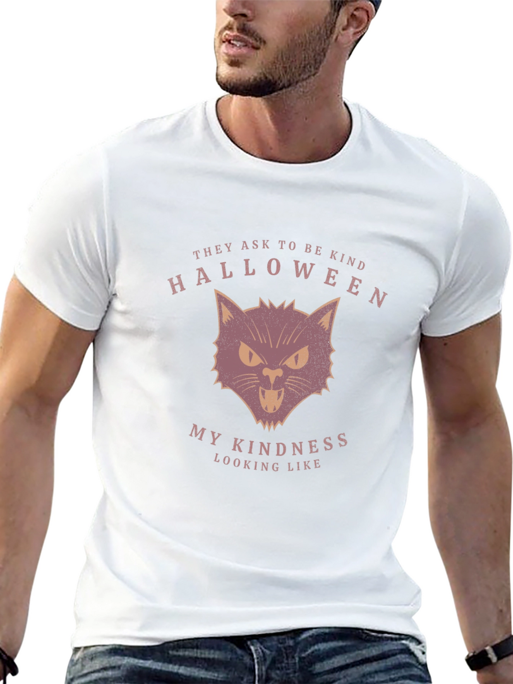 Halloween Black Cat T-Shirt