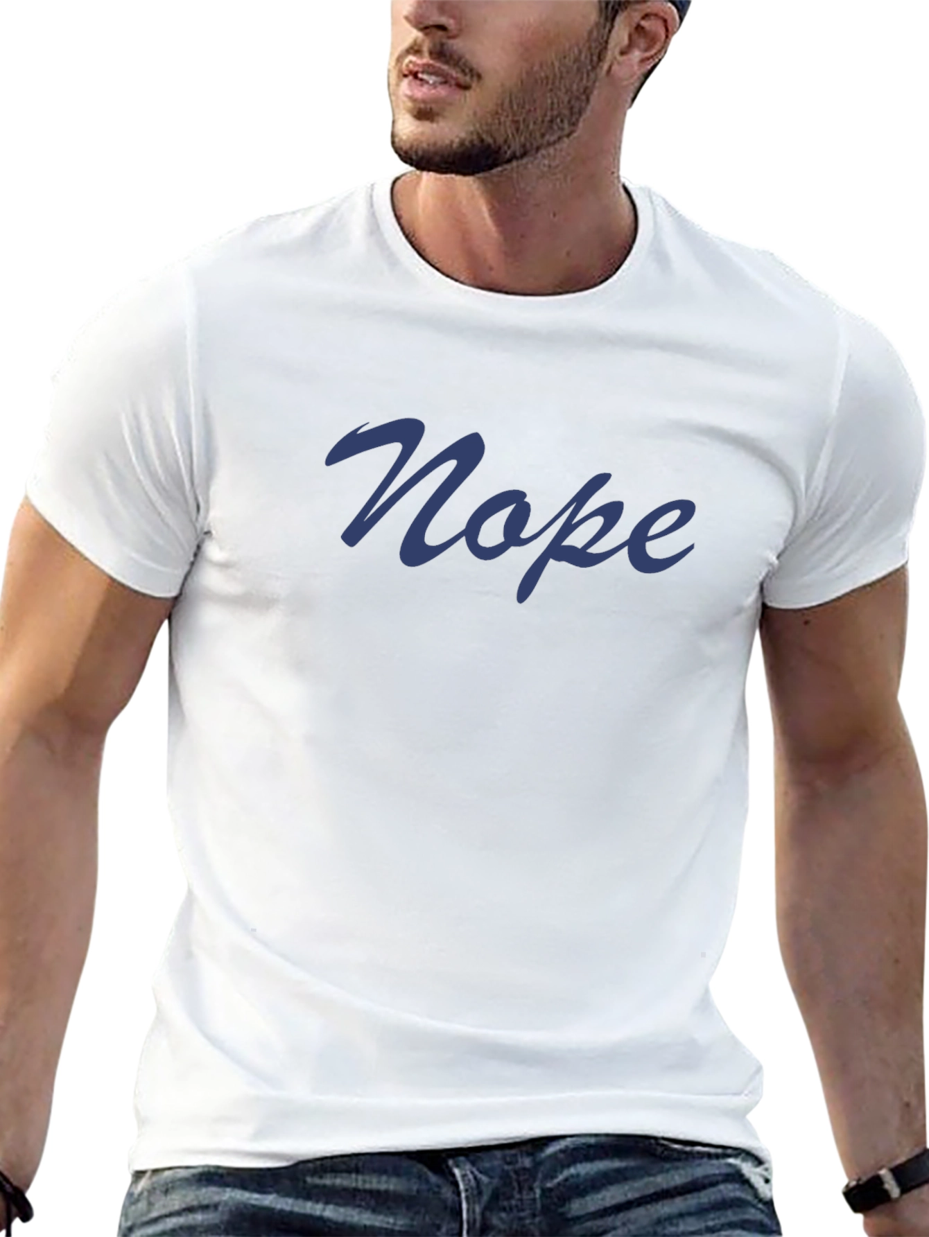 Nope Graphic Tee - Casual Comfort