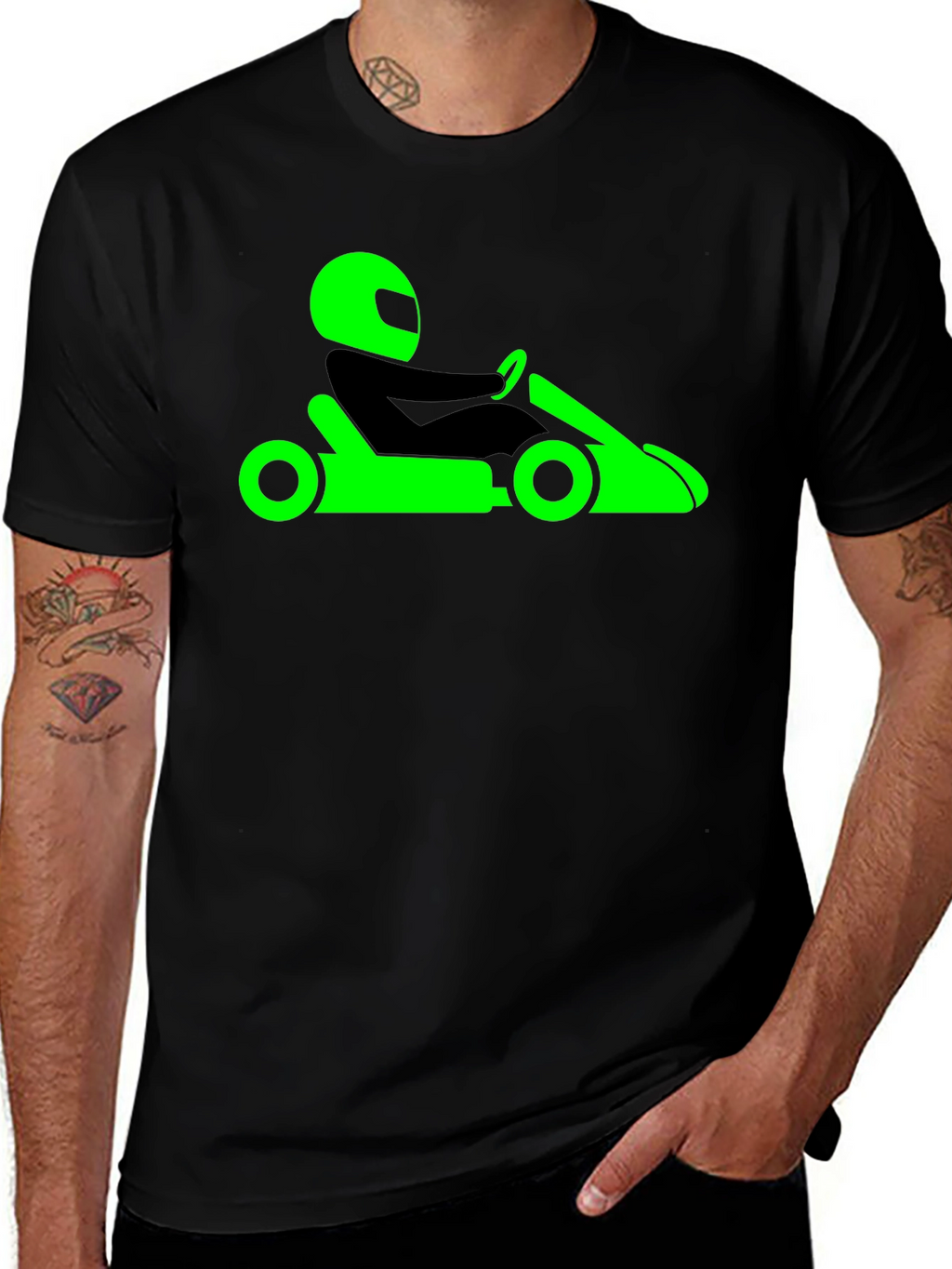 Go Kart Racing Graphic Tee