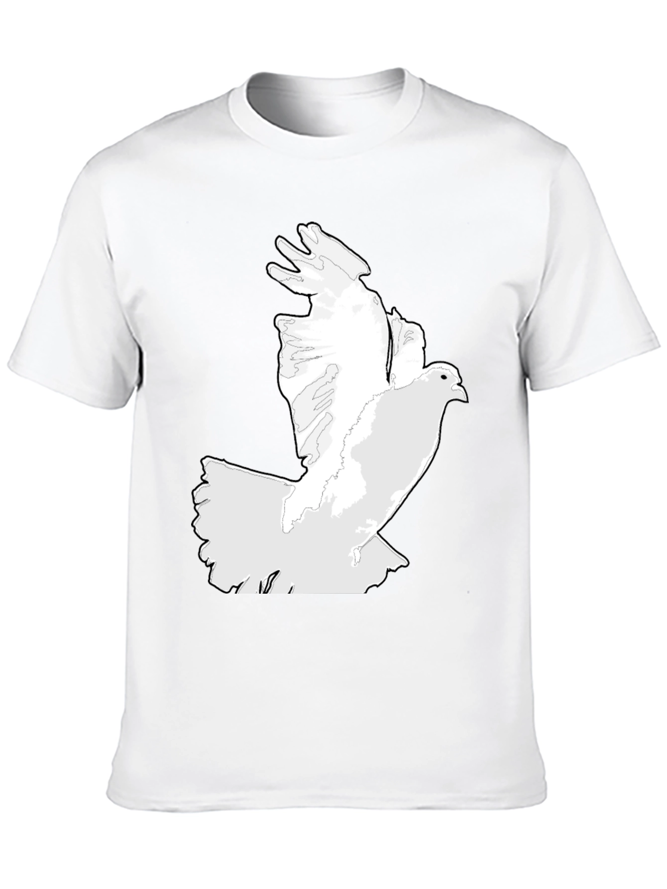 Dove Graphic Print Black T-Shirt