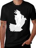 Dove Graphic Print Black T-Shirt