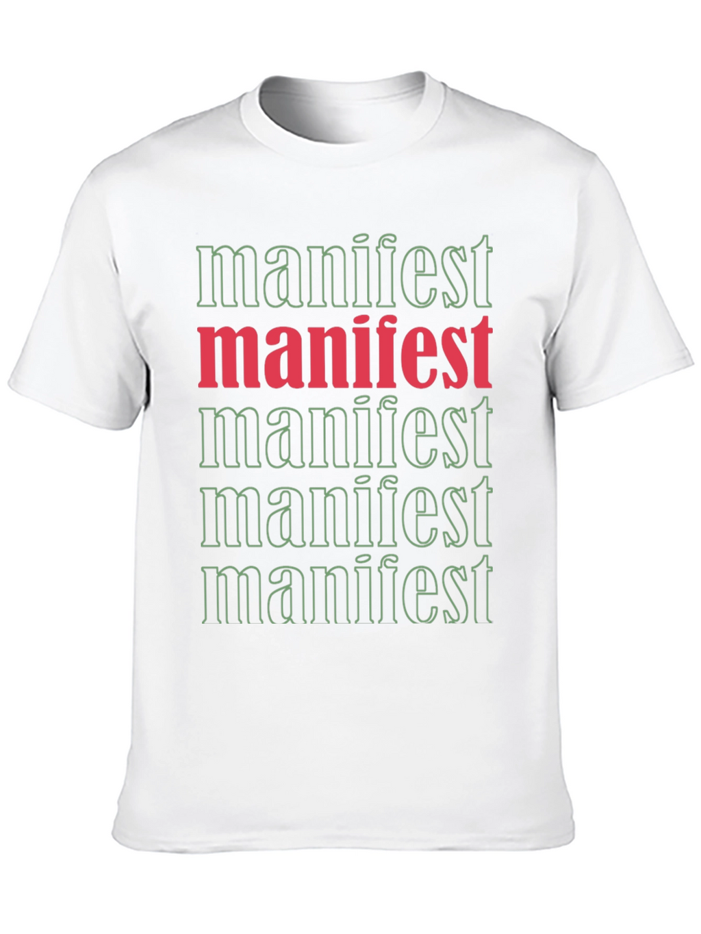 Manifest Graphic Tee - Black Cotton Casual T-Shirt