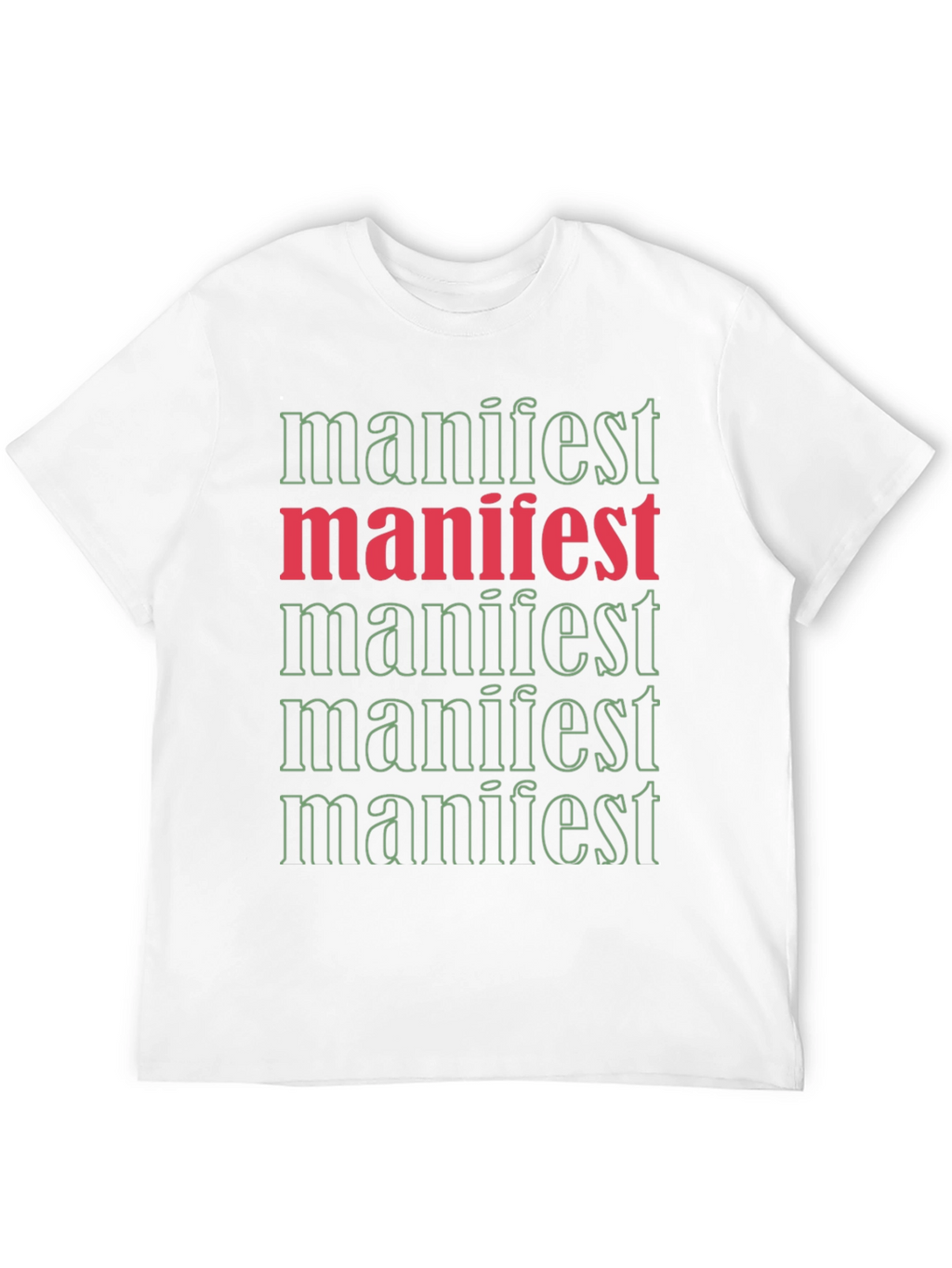 Manifest Graphic Tee - Black Cotton Casual T-Shirt