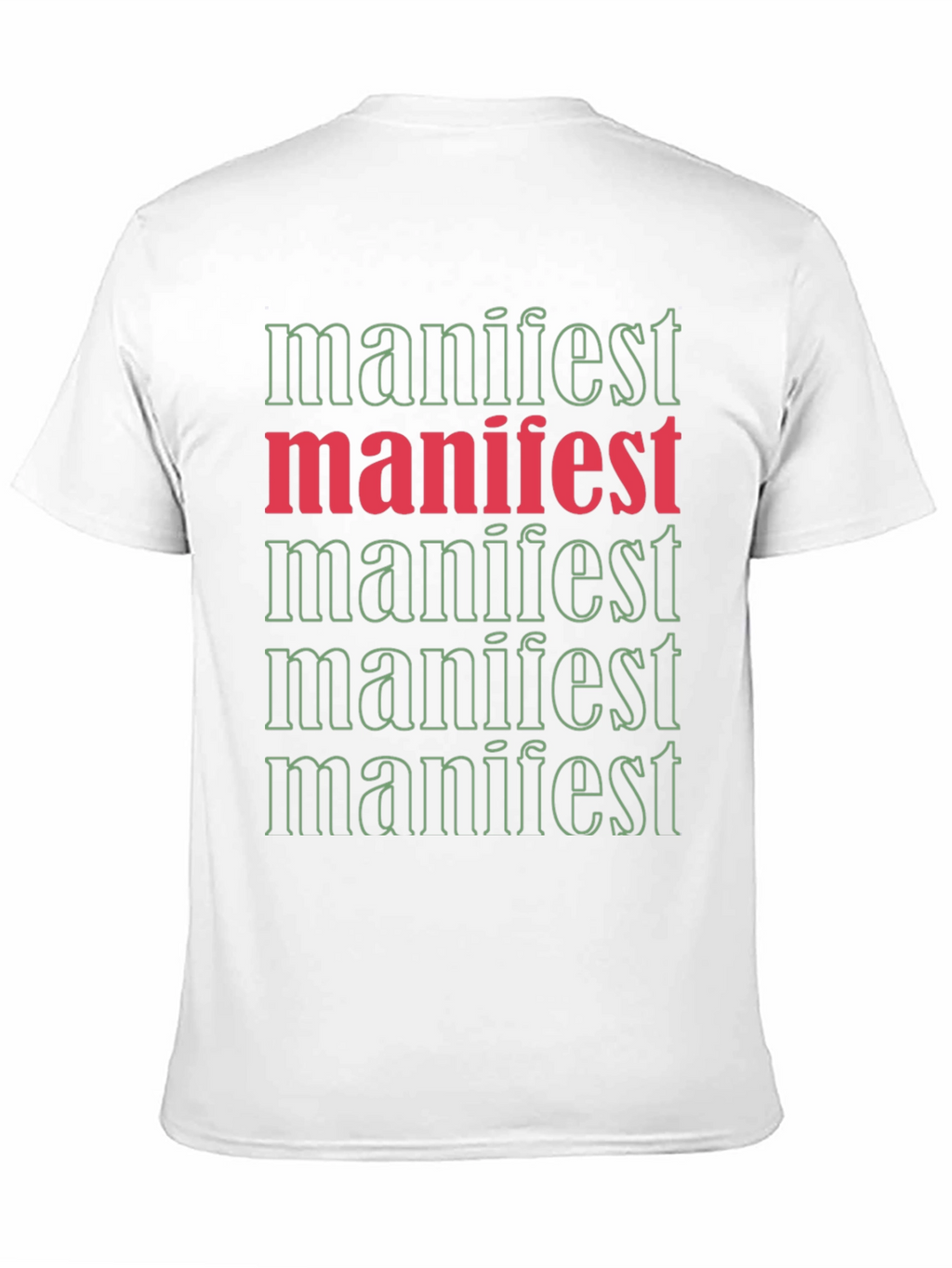 Manifest Graphic Tee - Black Cotton Casual T-Shirt
