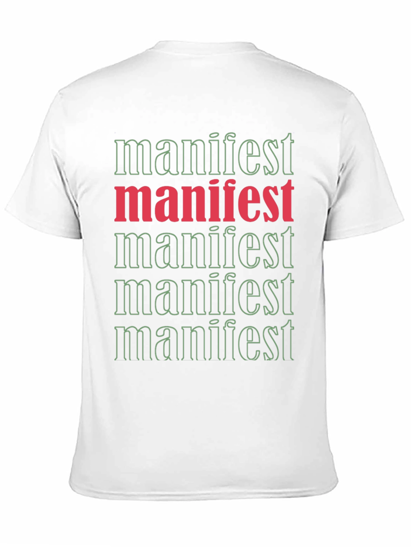 Manifest Graphic Tee - Black Cotton Casual T-Shirt