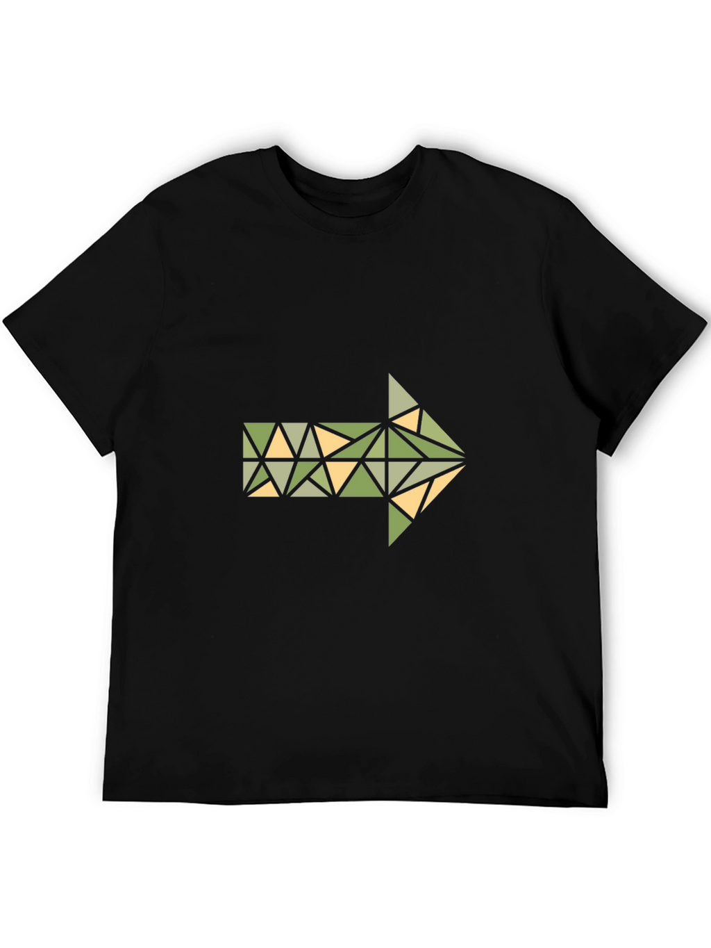 Geometric Arrow Graphic T-Shirt