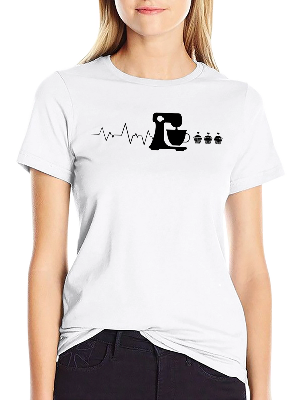 Baking Heartbeat T-Shirt - Bakers Pulse