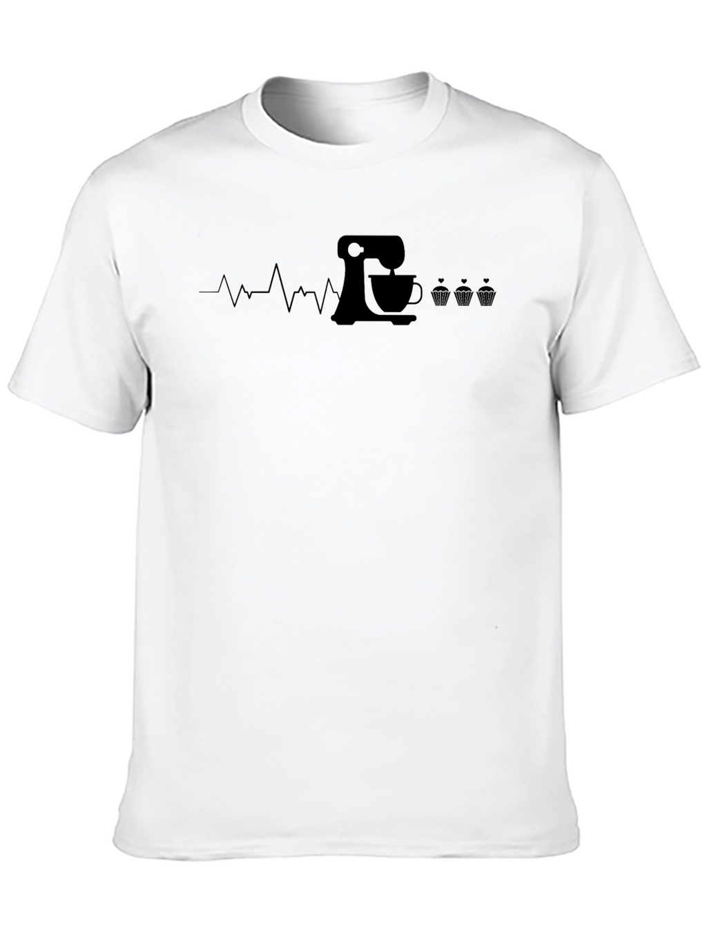 Baking Heartbeat T-Shirt - Bakers Pulse