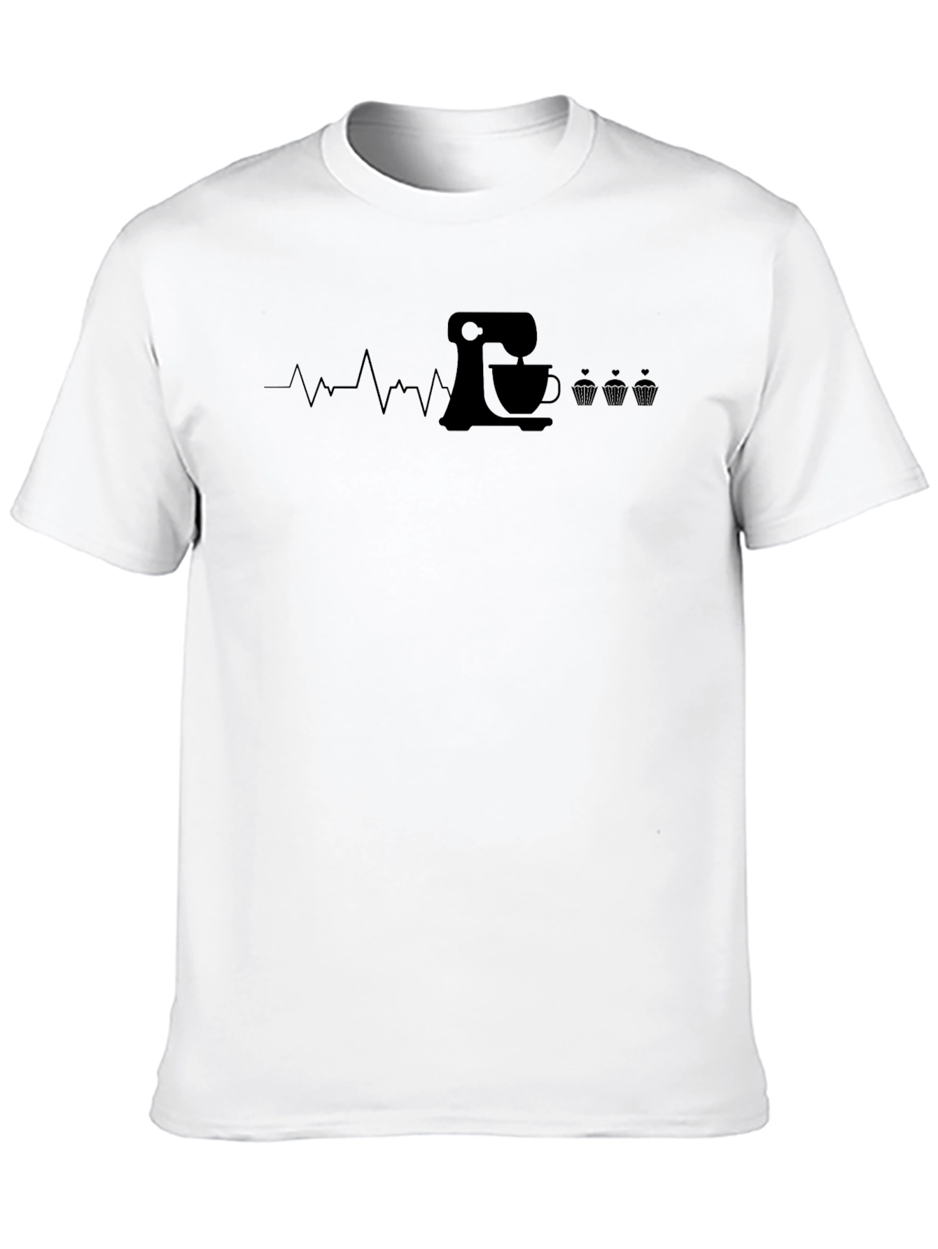 Baking Heartbeat T-Shirt - Bakers Pulse